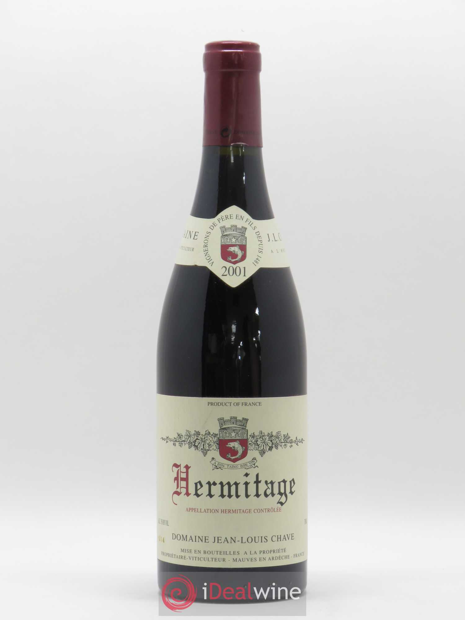 Hermitage Jean-Louis Chave 2001 - Lot de 1 bouteille - 0