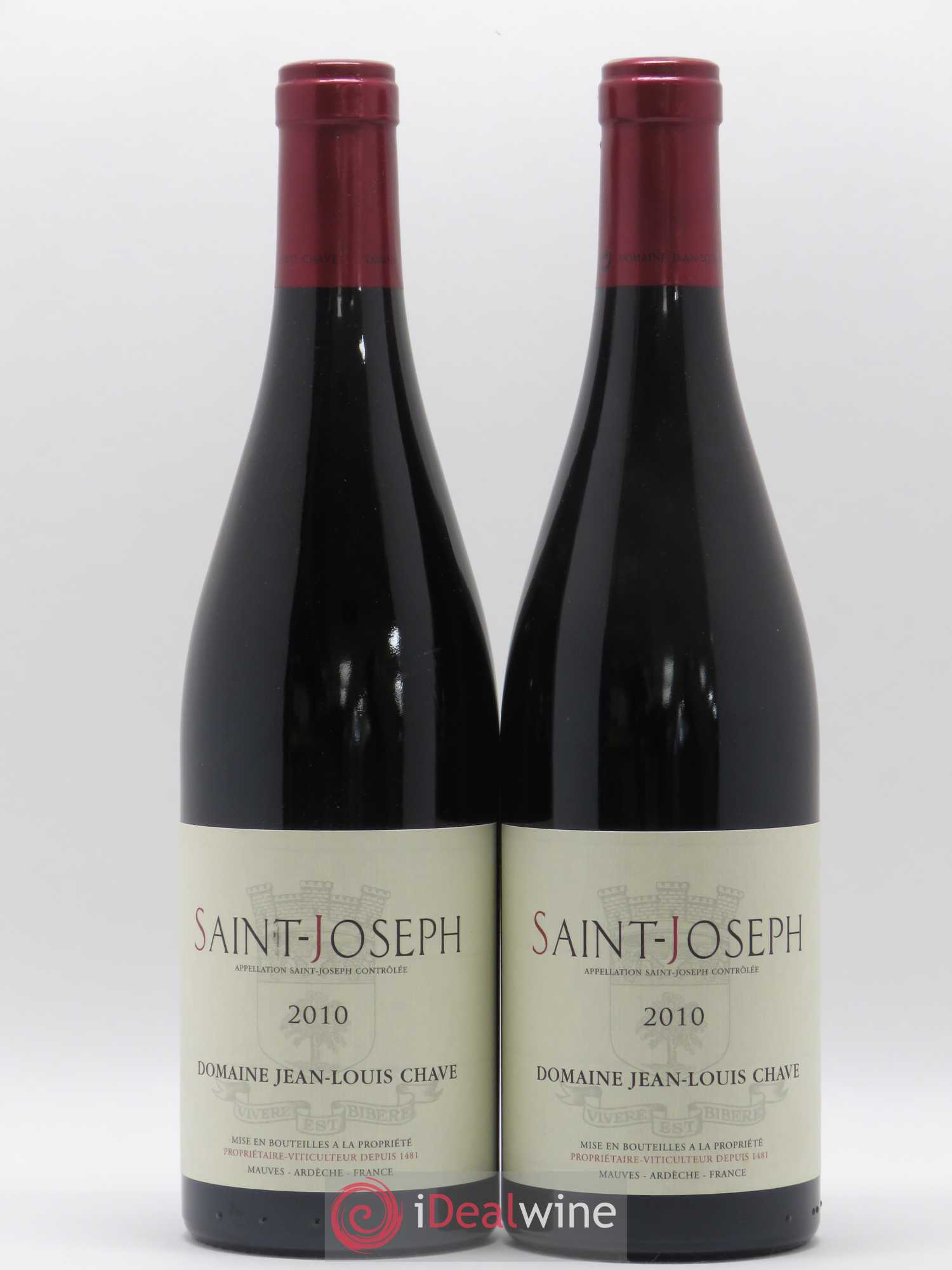 Saint-Joseph Jean-Louis Chave 2010 - Lot de 2 bouteilles - 0