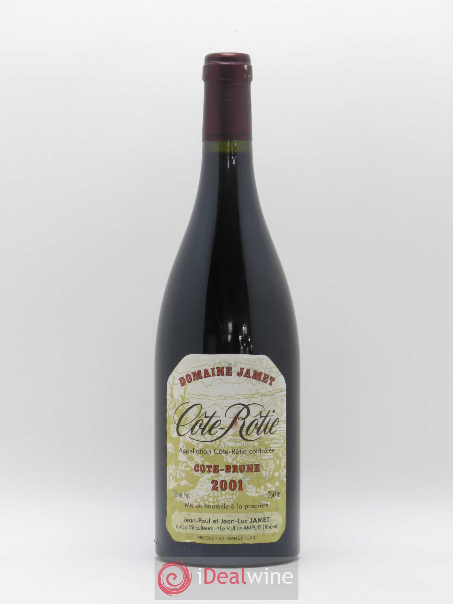 Côte-Rôtie Côte Brune Jamet (Domaine) 2001 - Lot de 1 bouteille - 0