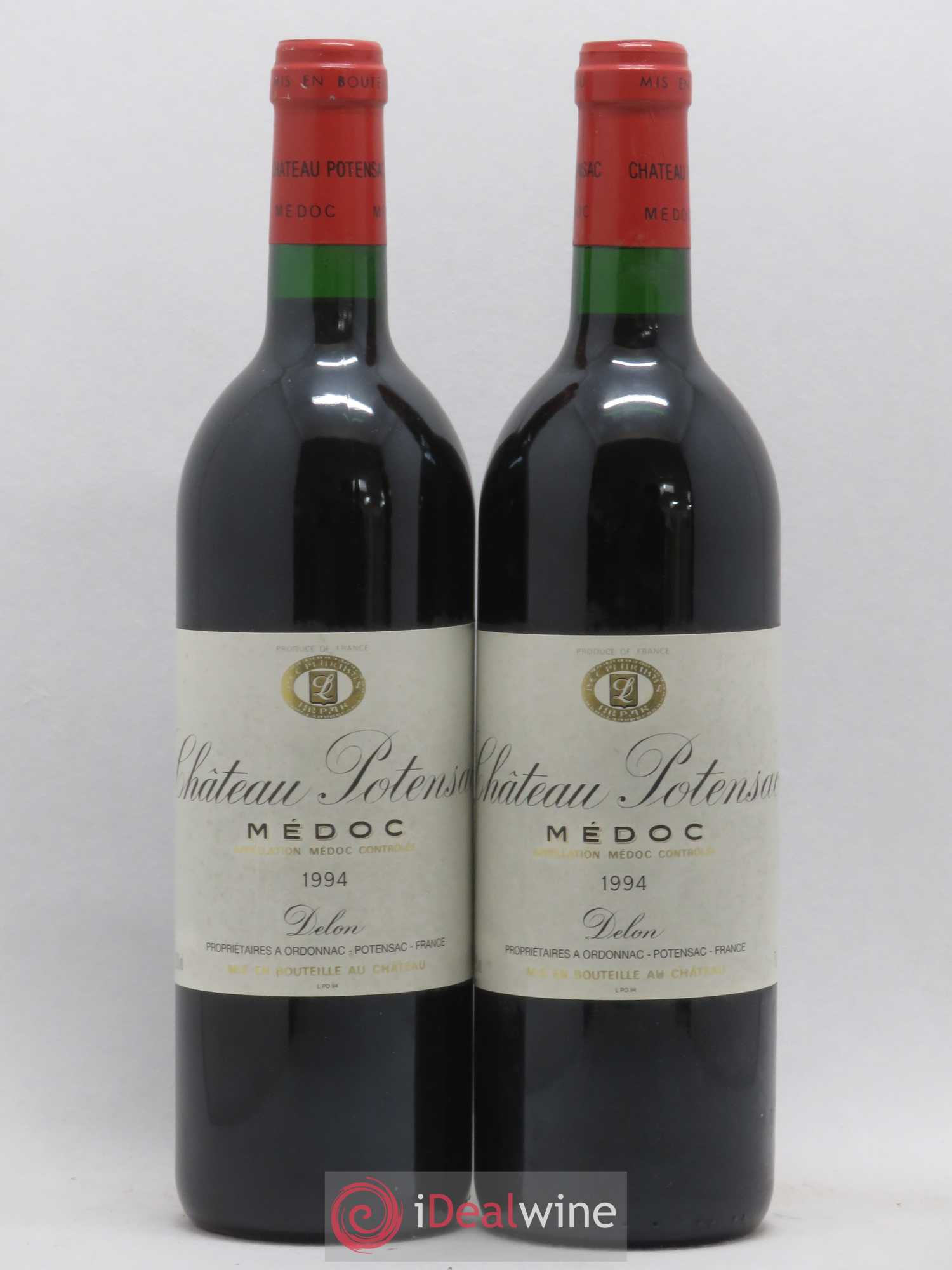 Château Potensac 1994 - Lot de 2 bouteilles - 0