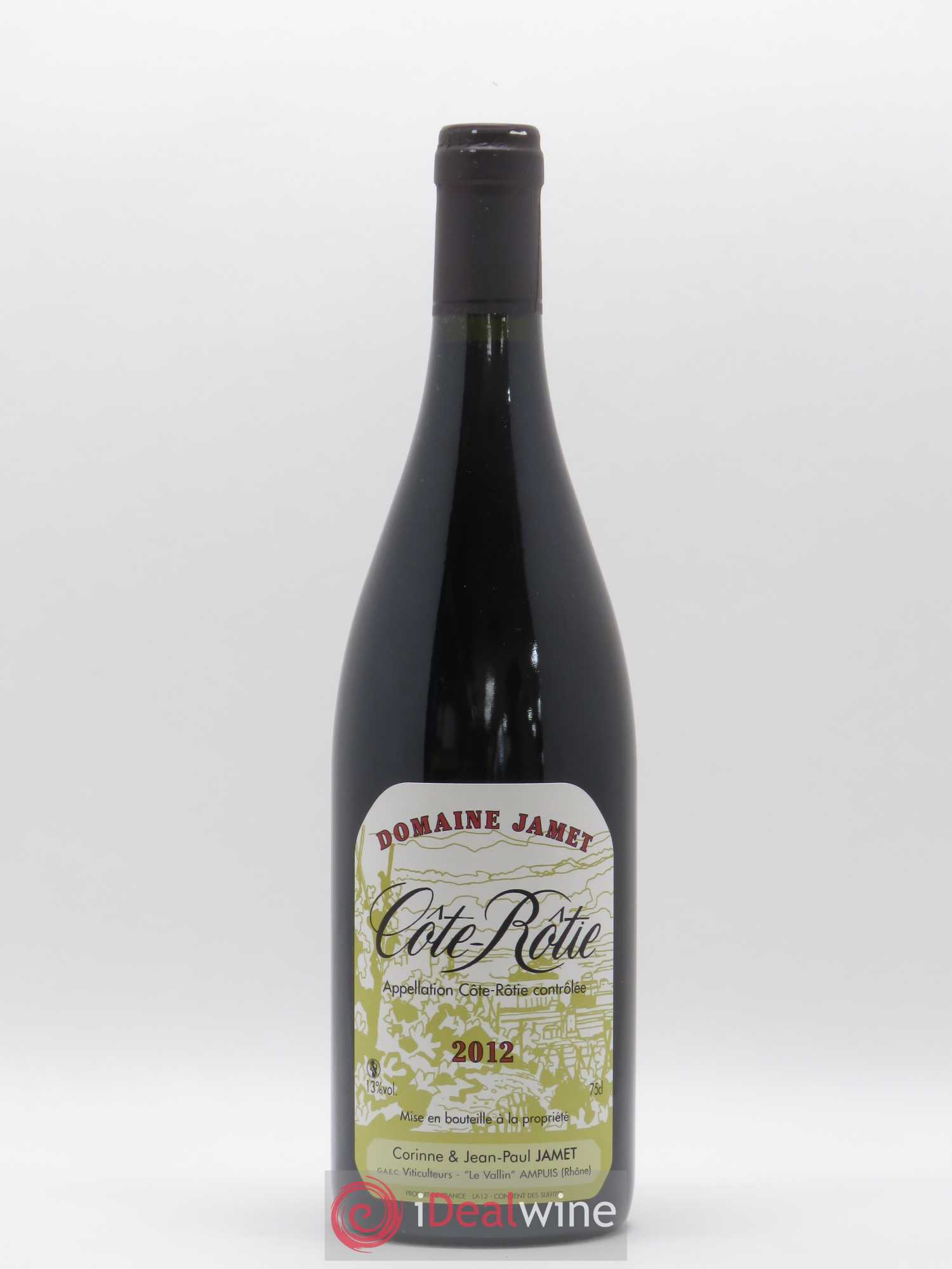 Côte-Rôtie Jamet (Domaine) 2012 - Lot de 1 bouteille - 0