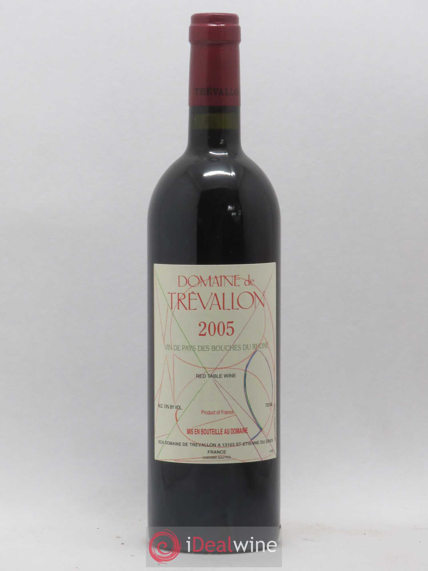 VDP Bouches du Rhône Trévallon (Domaine de) Eloi Dürrbach 2005 - Lot de 1 bouteille - 0