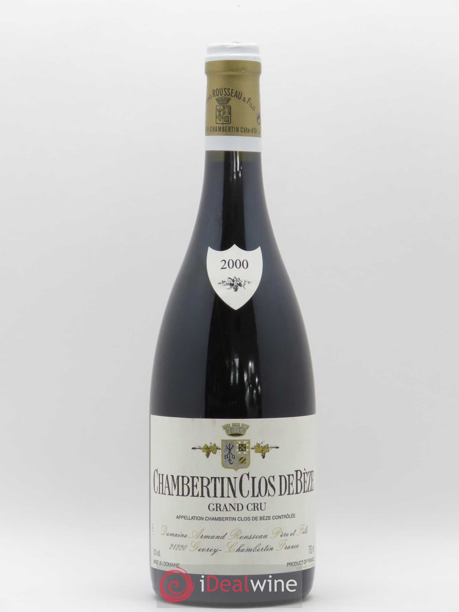 Chambertin Clos de Bèze Grand Cru Armand Rousseau (Domaine) 2000 - Lot de 1 bouteille - 0