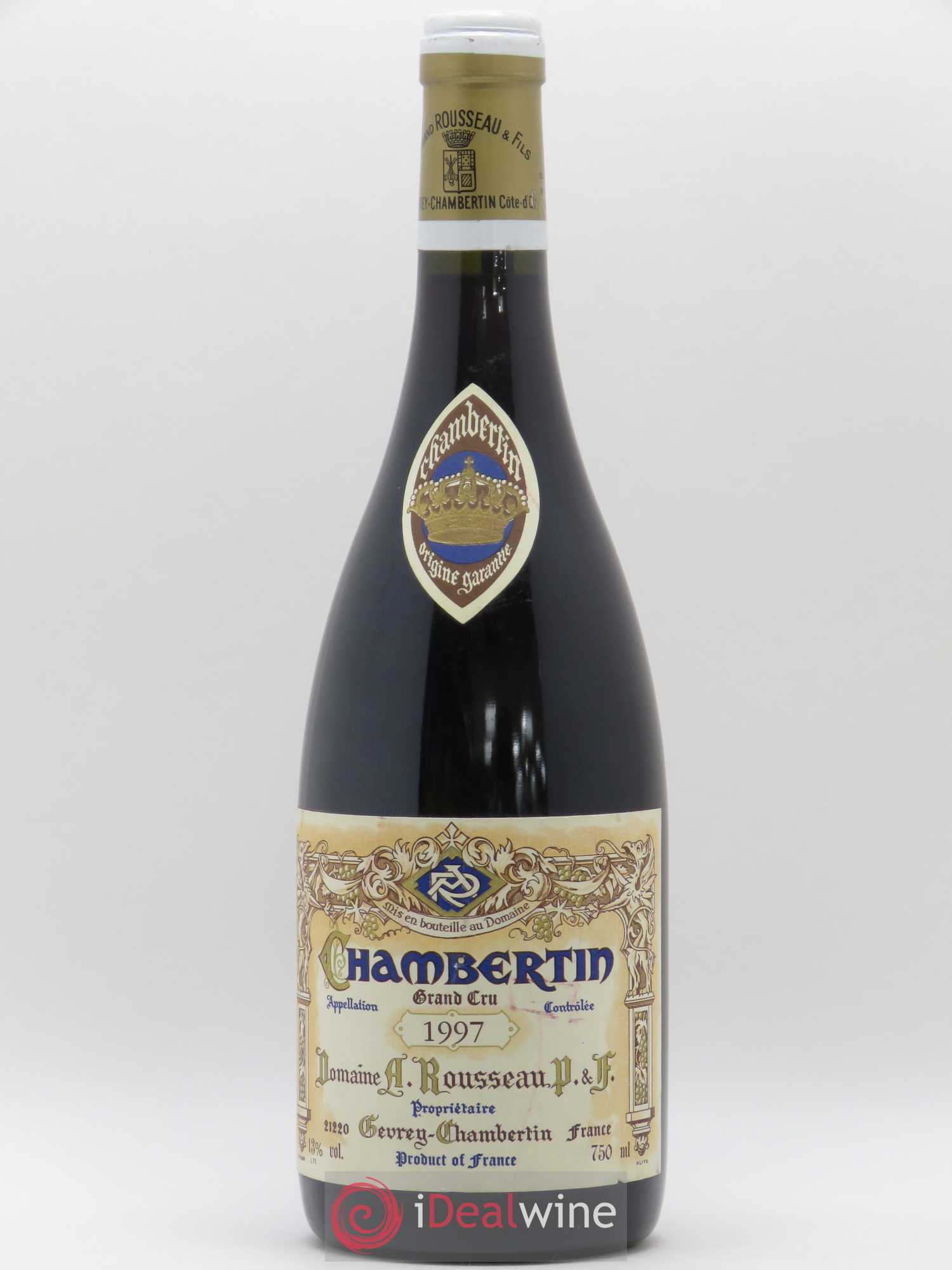 Chambertin Grand Cru Armand Rousseau (Domaine) 1997 - Lot de 1 bouteille - 0