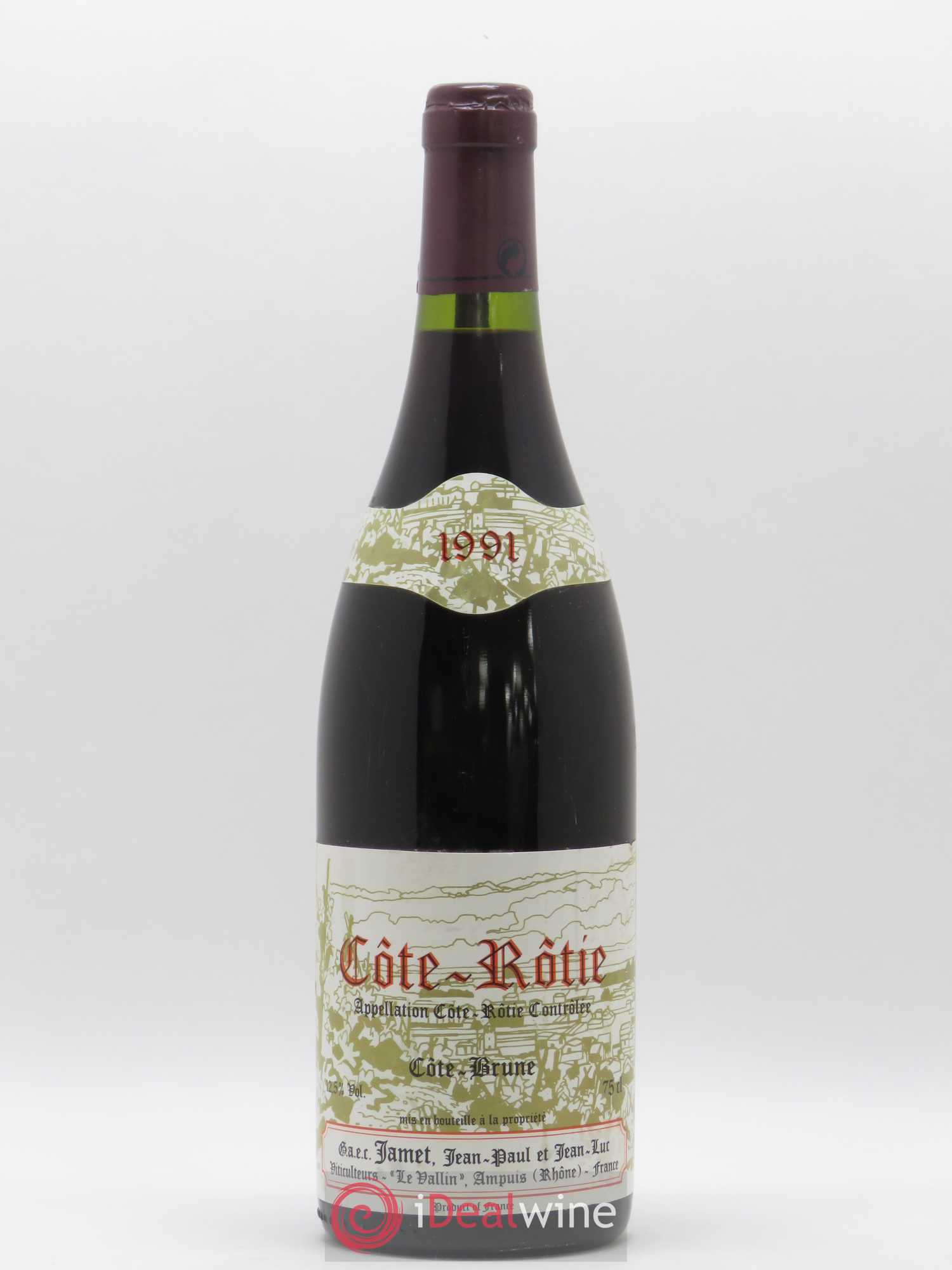 Côte-Rôtie Côte Brune Jamet (Domaine) 1991 - Lot de 1 bouteille - 0