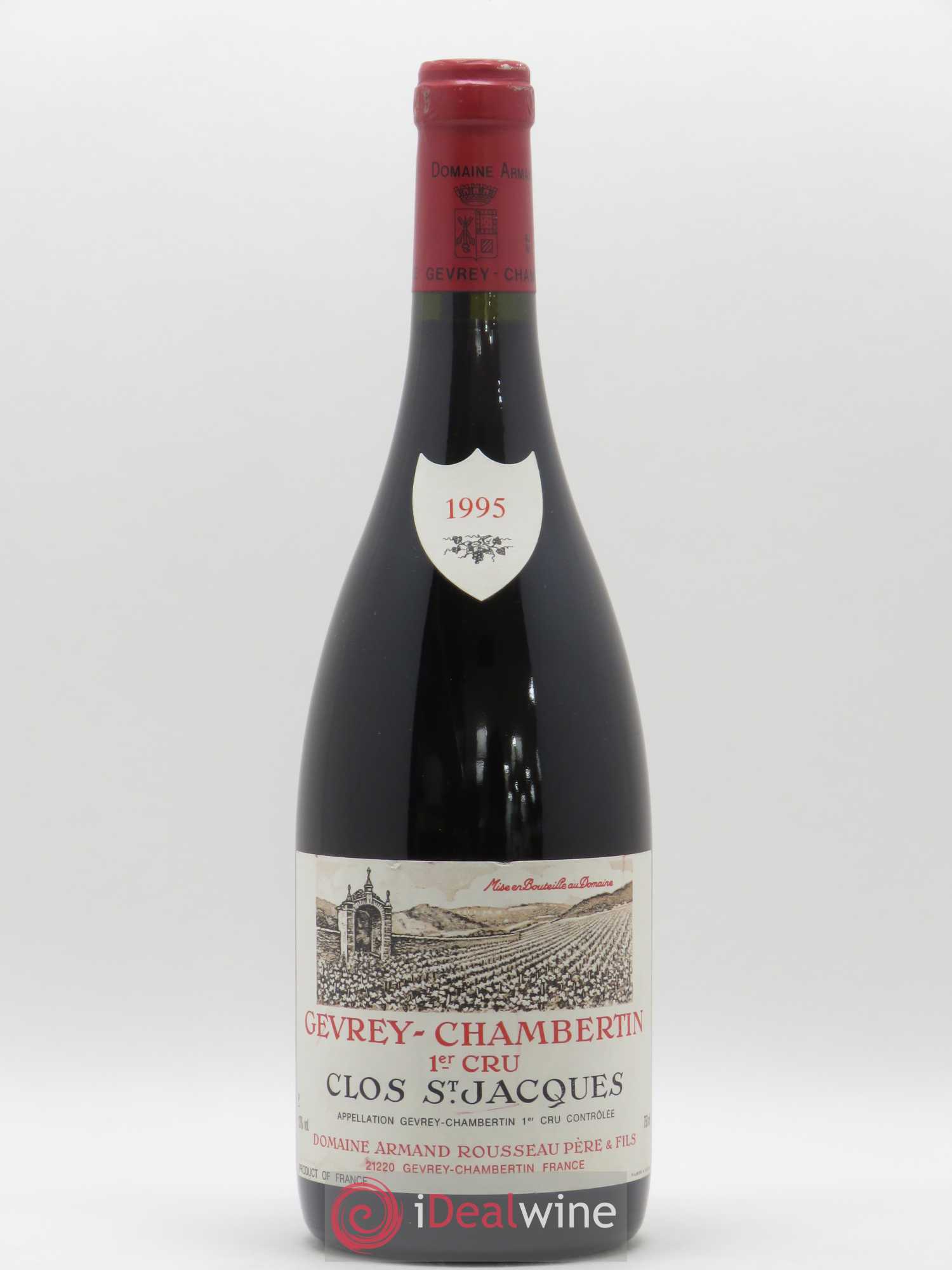 Gevrey-Chambertin 1er Cru Clos Saint-Jacques Armand Rousseau (Domaine) 1995 - Lot de 1 bouteille - 0