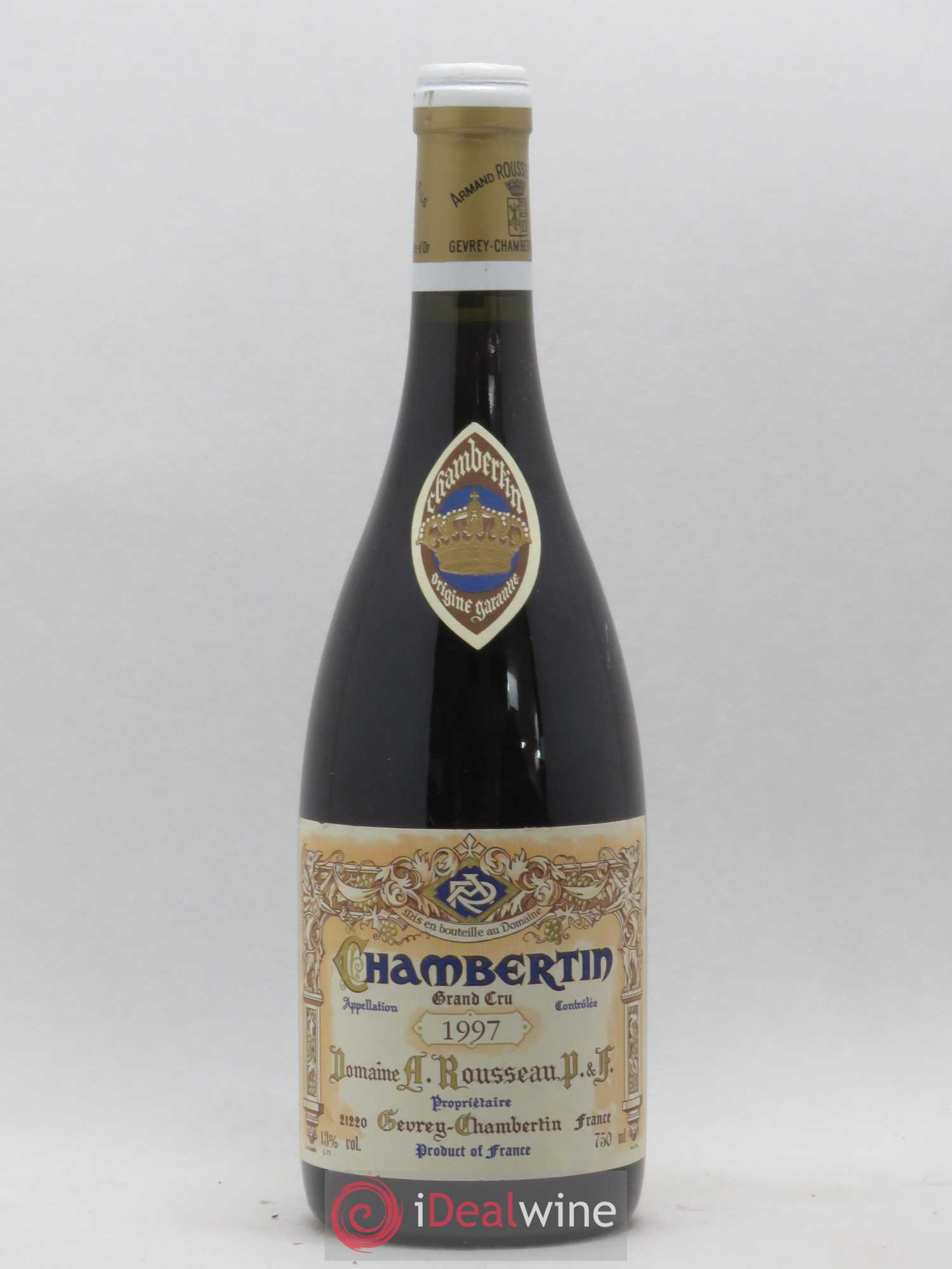 Chambertin Grand Cru Armand Rousseau (Domaine) 1997 - Lot de 1 bouteille - 0