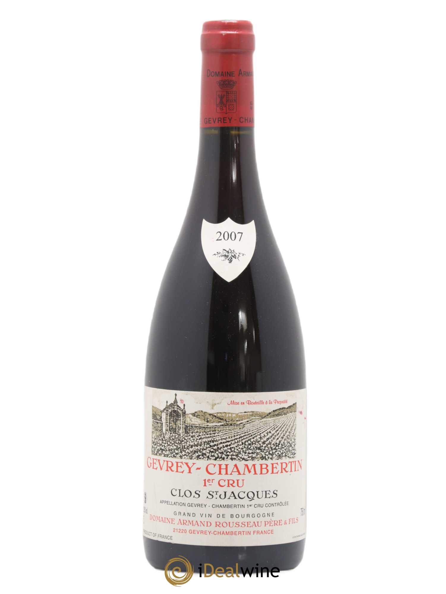 Gevrey-Chambertin 1er Cru Clos Saint-Jacques Armand Rousseau (Domaine) 2007 - Lot de 1 bouteille - 0