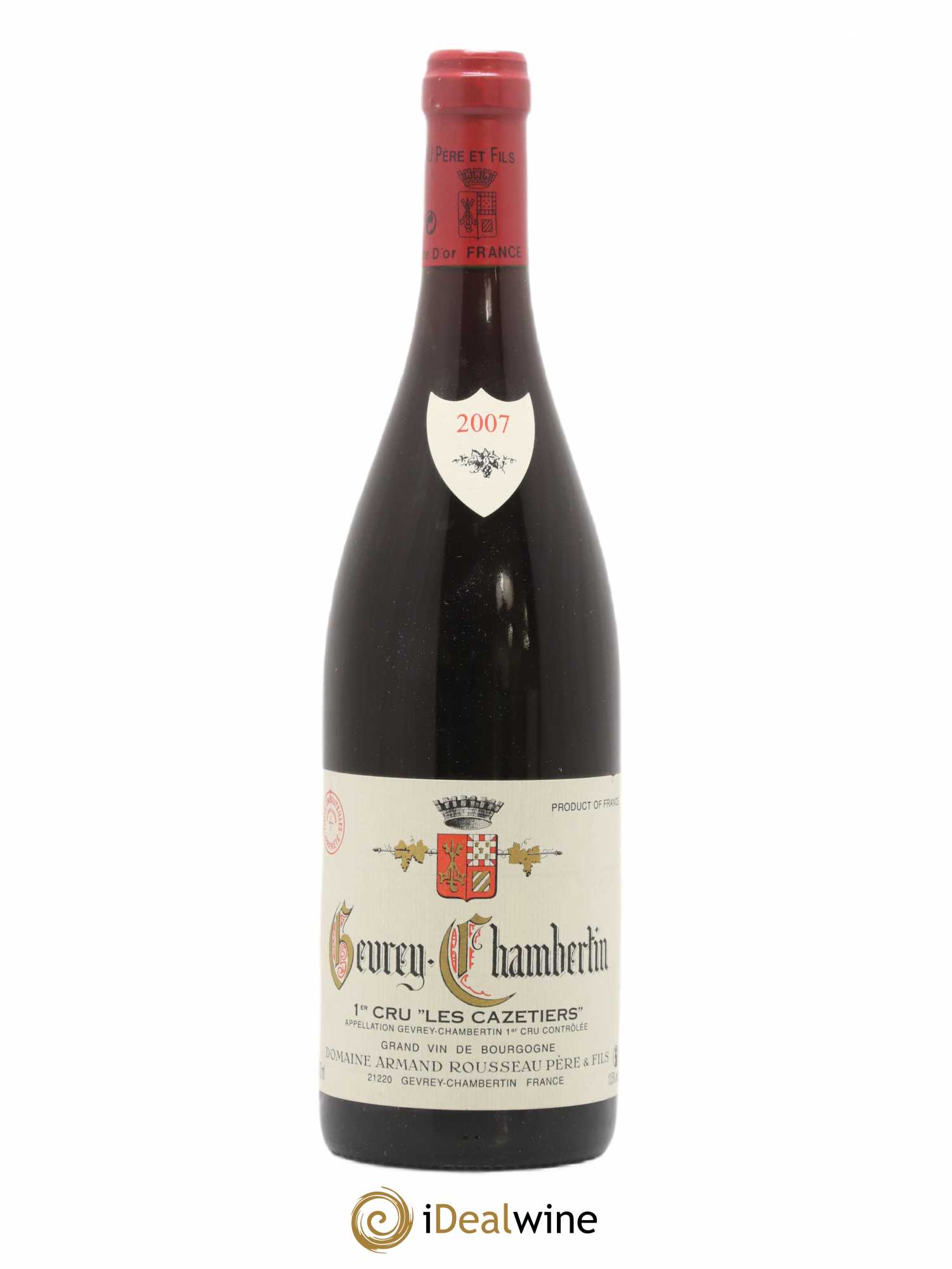 Gevrey-Chambertin 1er Cru Les Cazetiers Armand Rousseau (Domaine) 2007 - Lot de 1 bouteille - 0