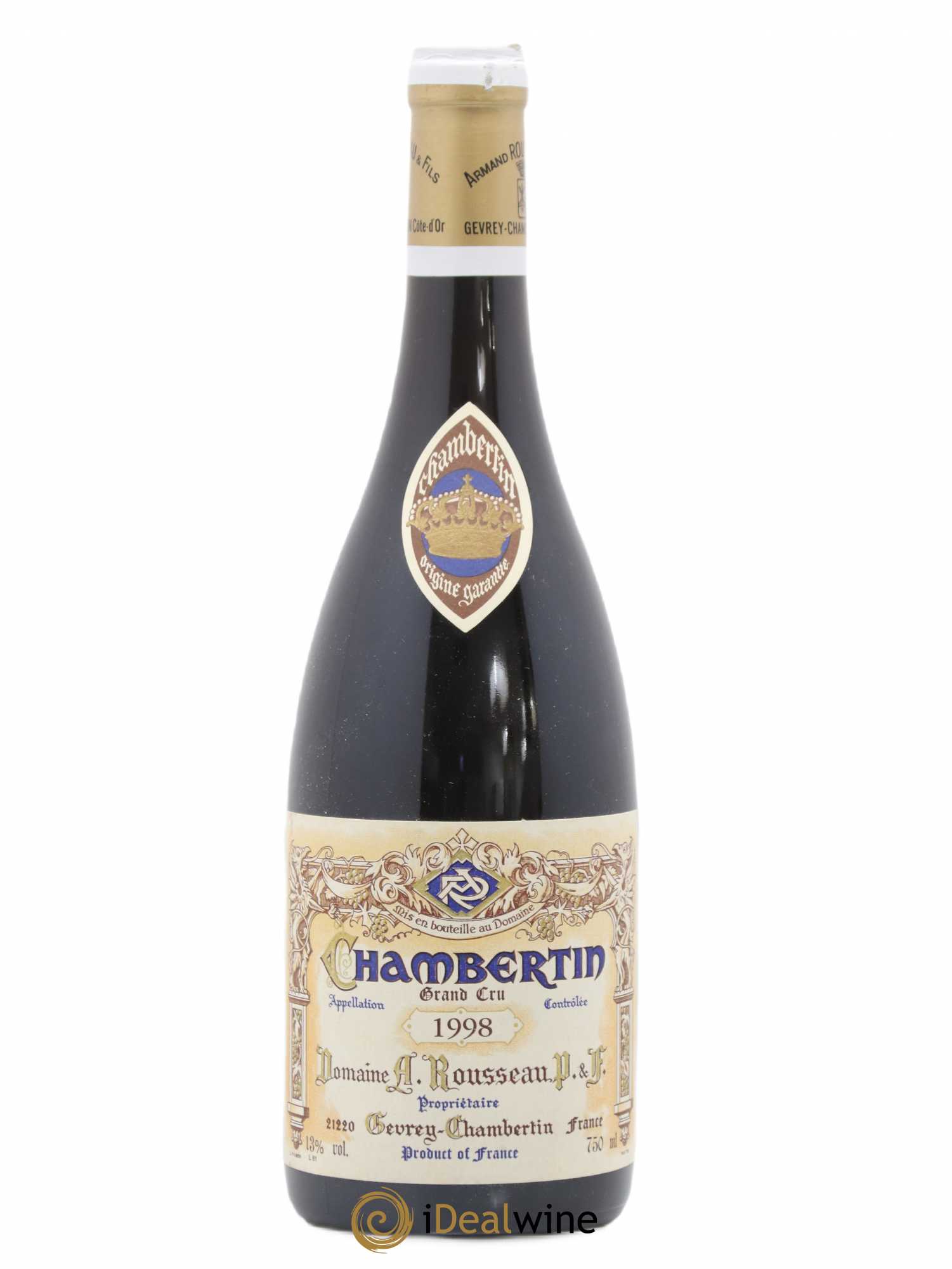 Chambertin Grand Cru Armand Rousseau (Domaine) 1998 - Lot de 1 bouteille - 0