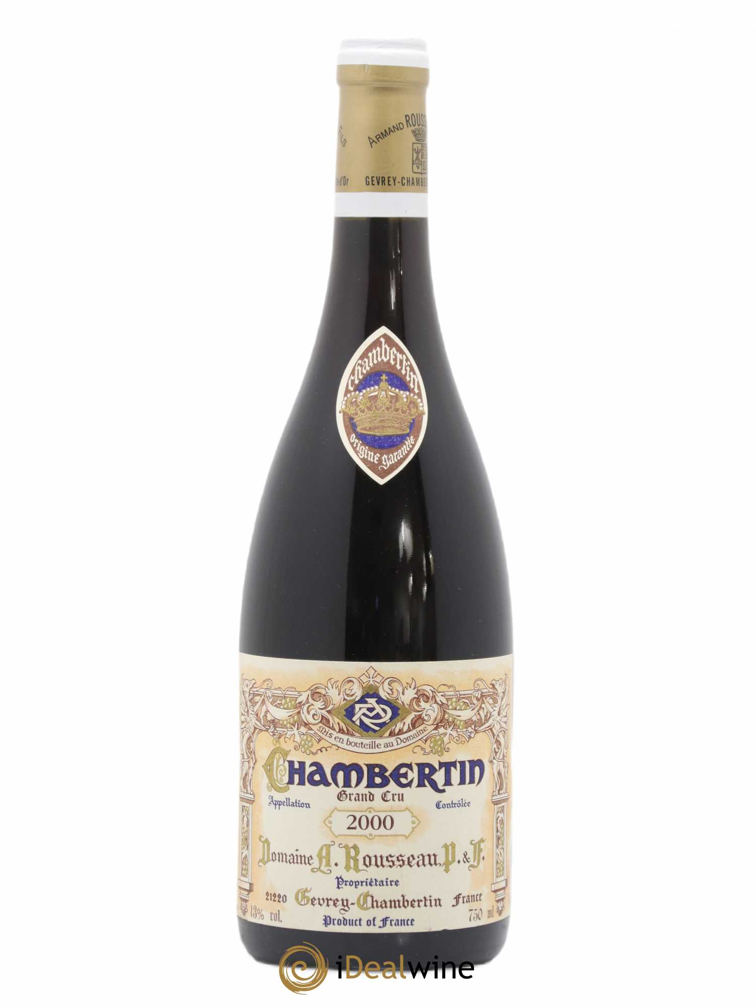 Chambertin Grand Cru Armand Rousseau (Domaine) 2000 - Lot de 1 bouteille - 0