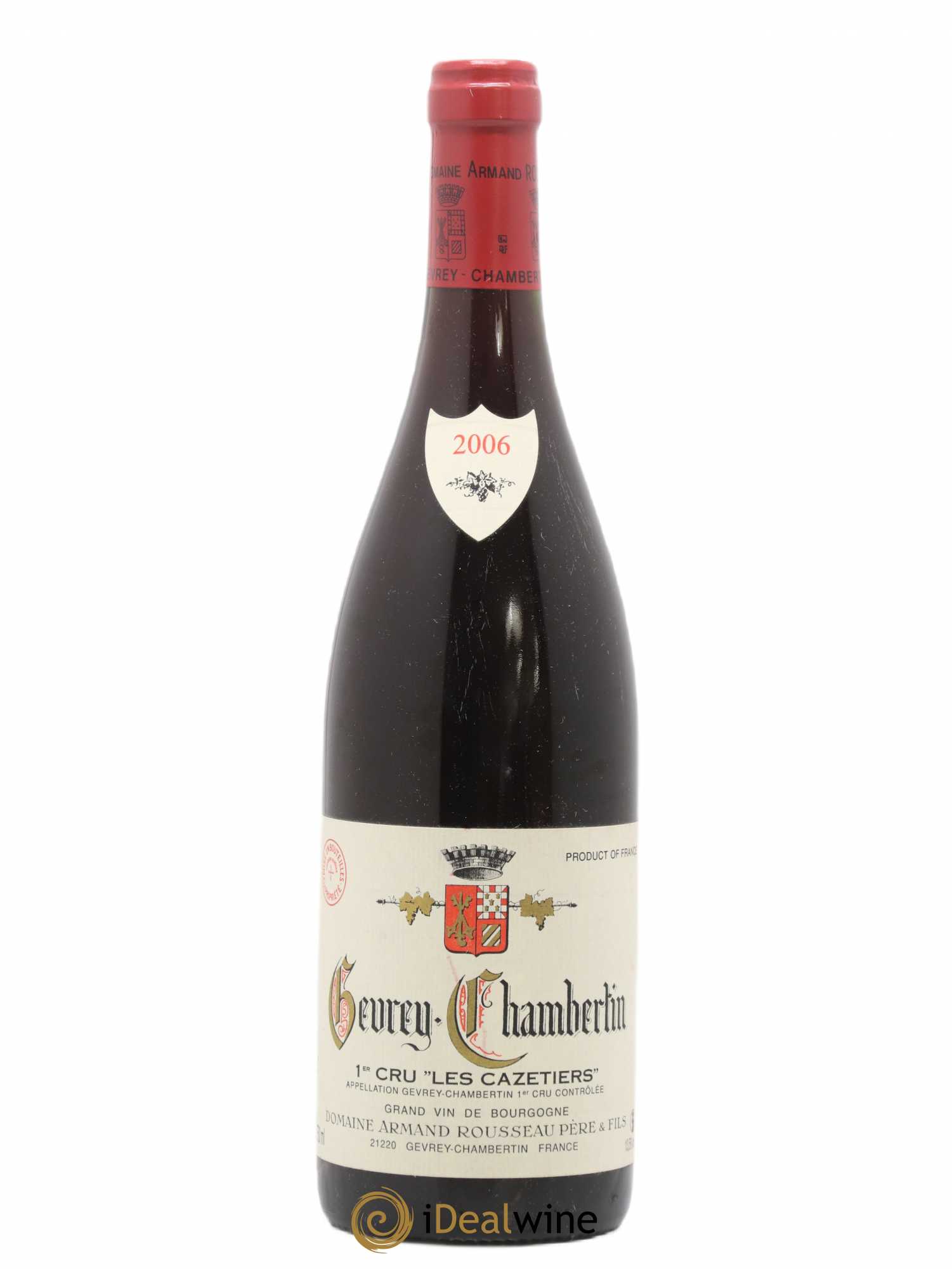 Gevrey-Chambertin 1er Cru Les Cazetiers Armand Rousseau (Domaine) 2006 - Lot de 1 bouteille - 0