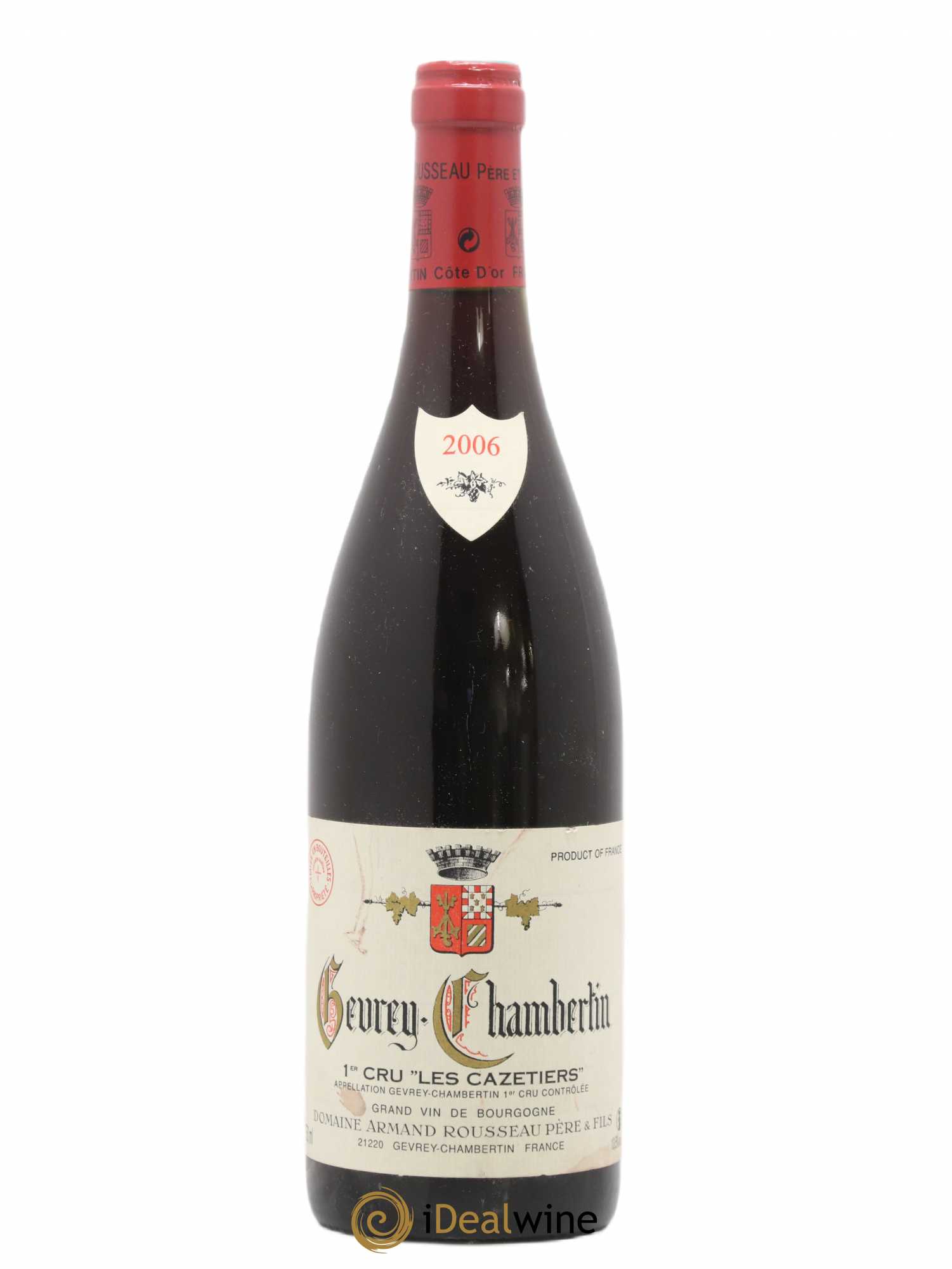 Gevrey-Chambertin 1er Cru Les Cazetiers Armand Rousseau (Domaine) 2006 - Lot de 1 bouteille - 0