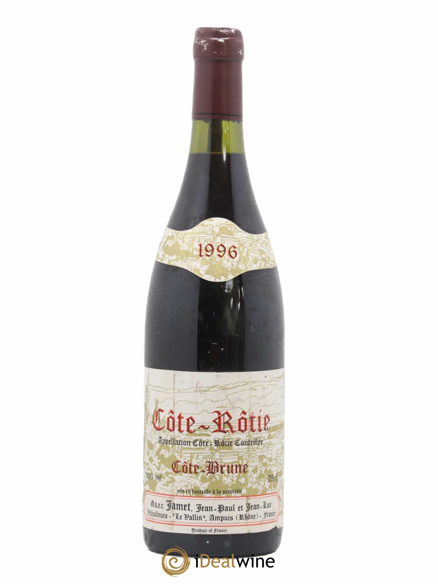 Côte-Rôtie Côte Brune Jamet (Domaine) 1996 - Lot de 1 bouteille - 0