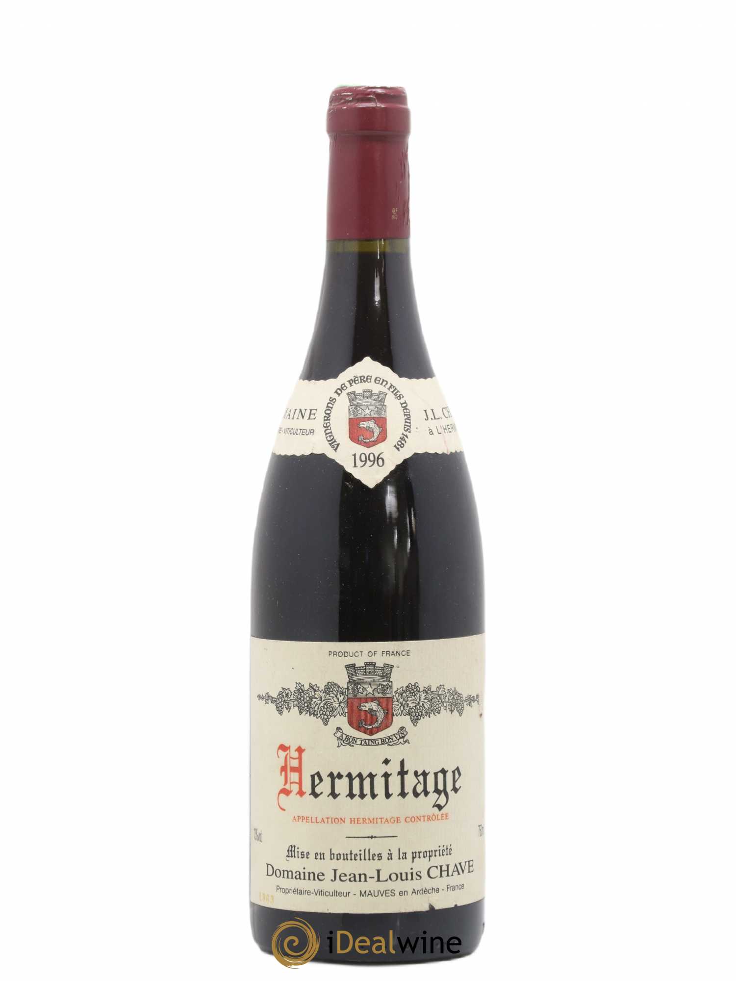 Hermitage Jean-Louis Chave 1996 - Lot de 1 bouteille - 0