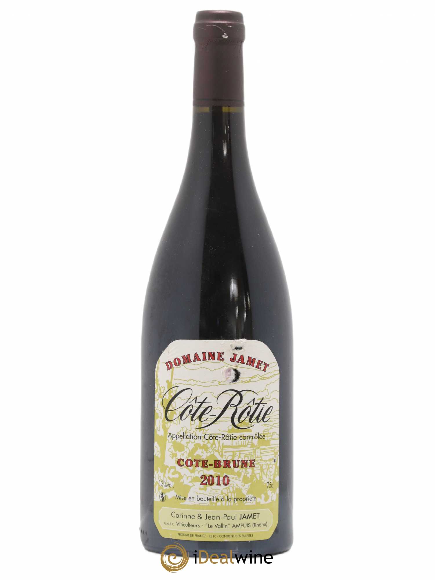 Côte-Rôtie Côte Brune Jamet (Domaine) 2010 - Lot de 1 bouteille - 0