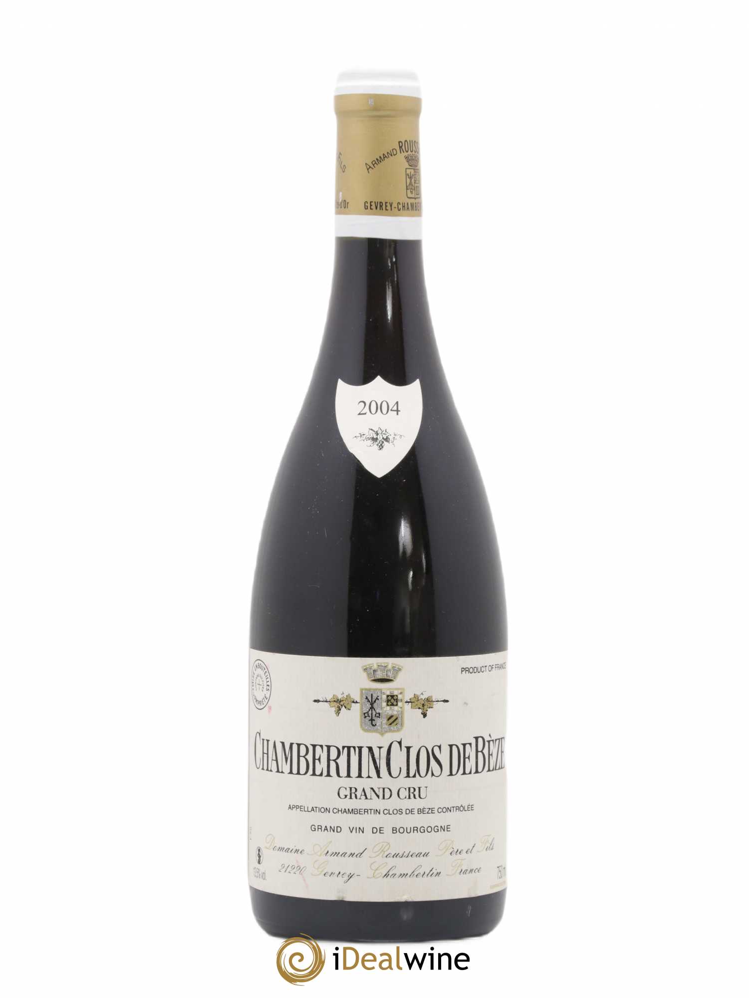 Chambertin Clos de Bèze Grand Cru Armand Rousseau (Domaine) 2004 - Lot de 1 bouteille - 0