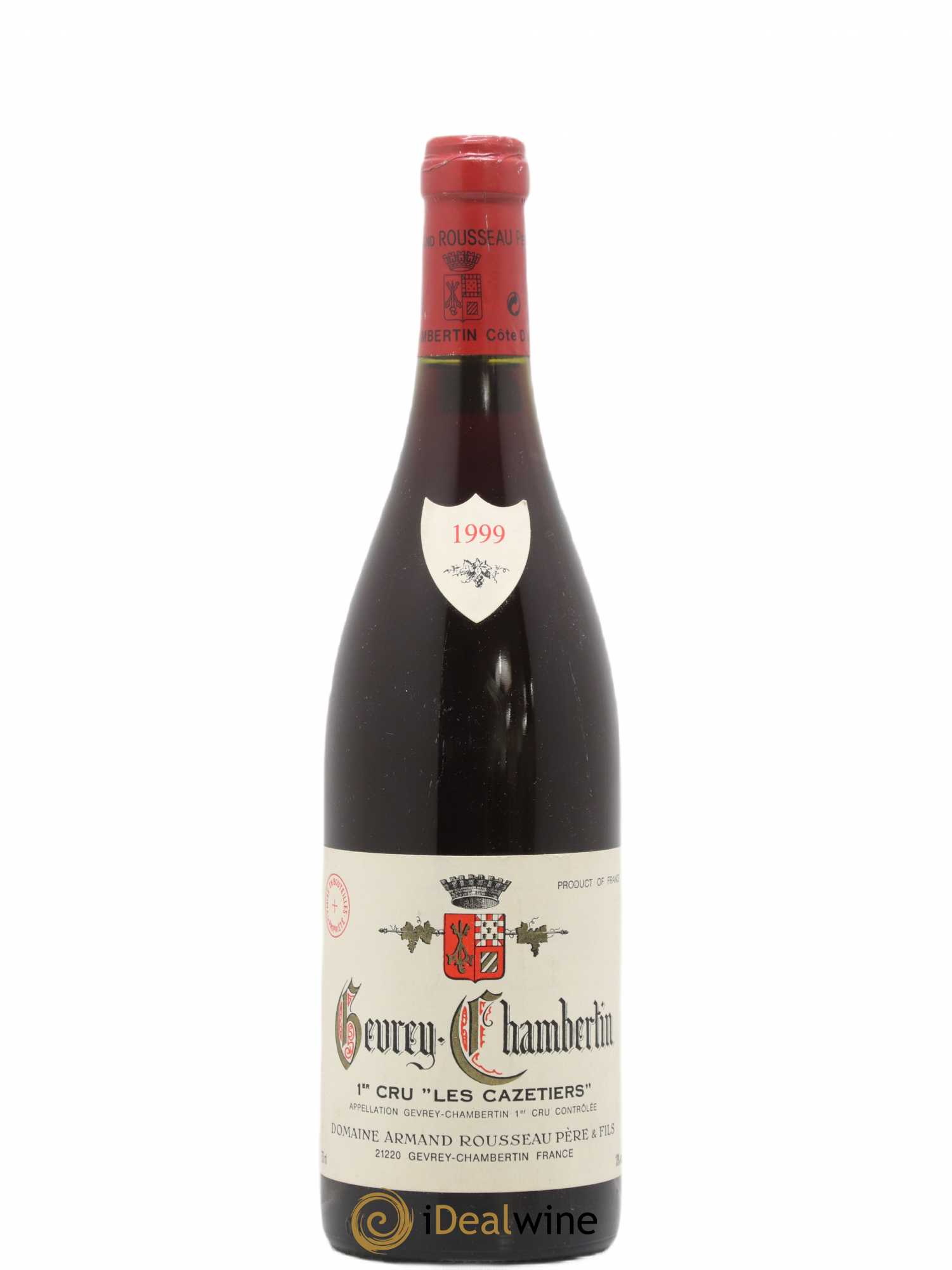 Gevrey-Chambertin 1er Cru Les Cazetiers Armand Rousseau (Domaine) 1999 - Lot de 1 bouteille - 0