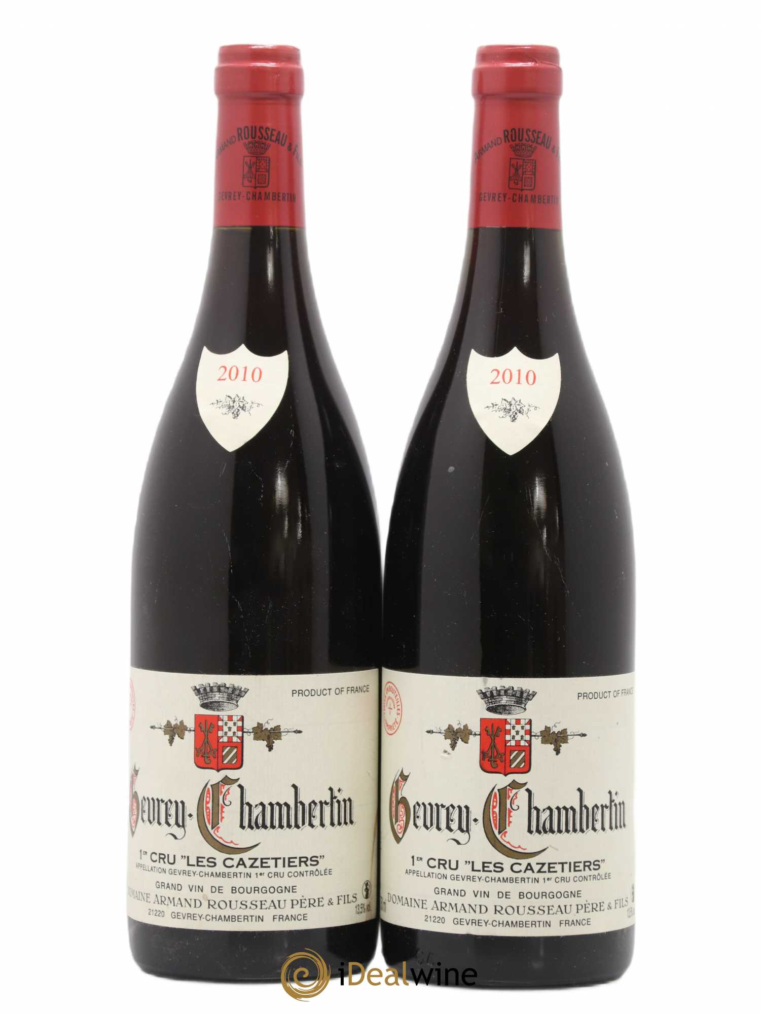 Gevrey-Chambertin 1er Cru Les Cazetiers Armand Rousseau (Domaine) 2010 - Lot de 2 bouteilles - 0