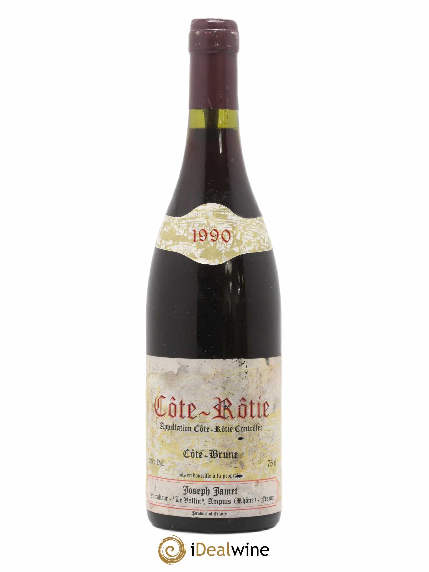 Côte-Rôtie Côte Brune Jamet (Domaine) 1990 - Lot de 1 bouteille - 0