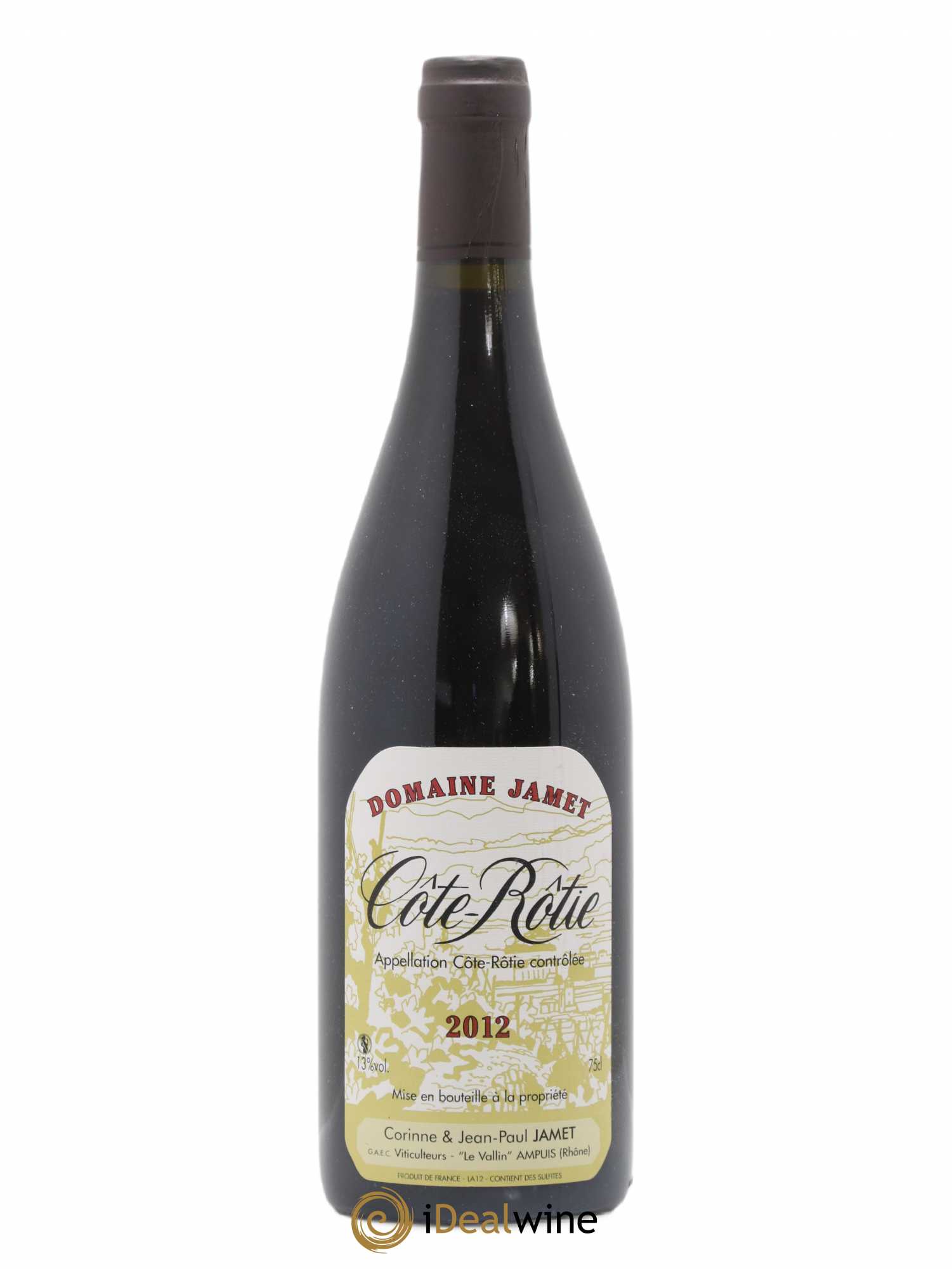 Côte-Rôtie Jamet (Domaine) 2012 - Lot de 1 bouteille - 0