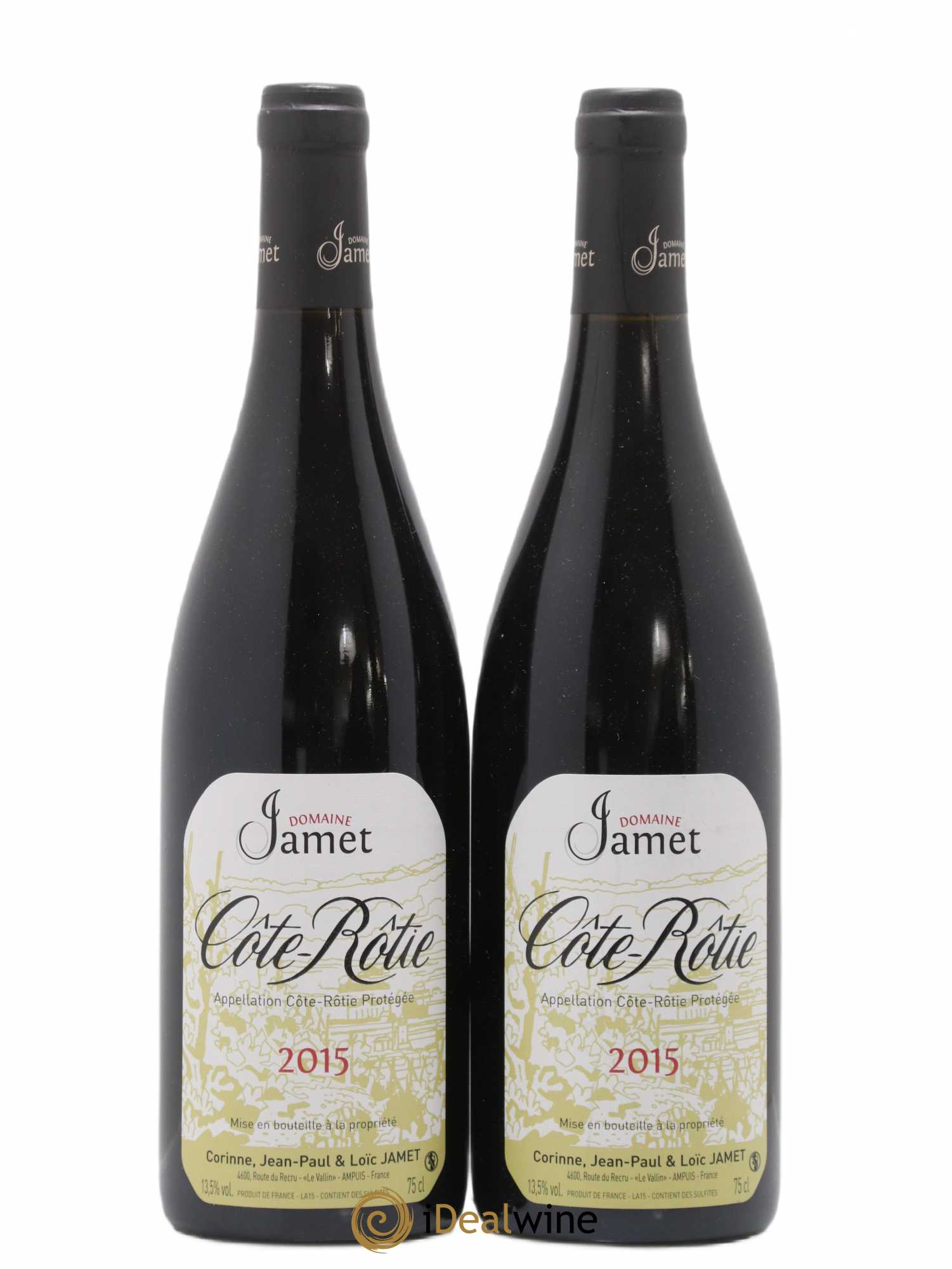 Côte-Rôtie Jamet (Domaine) 2015 - Lot de 2 bouteilles - 0