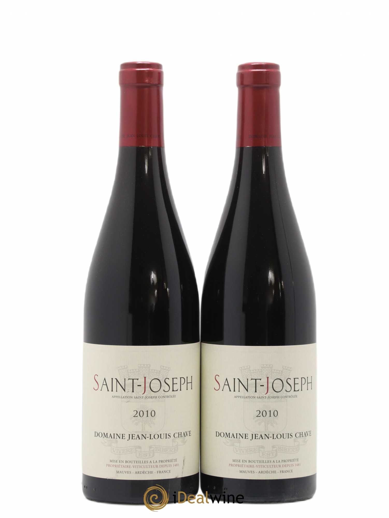 Saint-Joseph Jean-Louis Chave 2010 - Lot de 2 bouteilles - 0