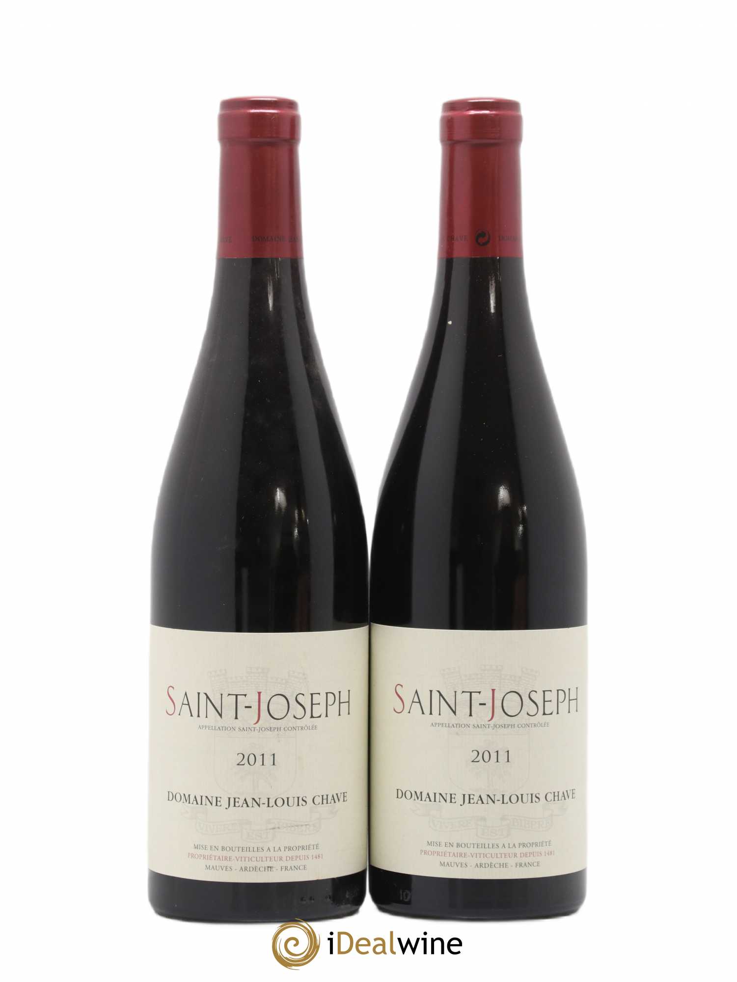 Saint-Joseph Jean-Louis Chave 2011 - Lot de 2 bouteilles - 0