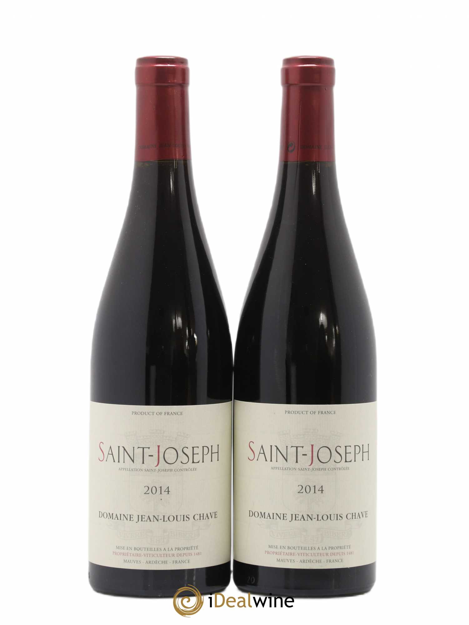 Saint-Joseph Jean-Louis Chave 2014 - Lot de 2 bouteilles - 0