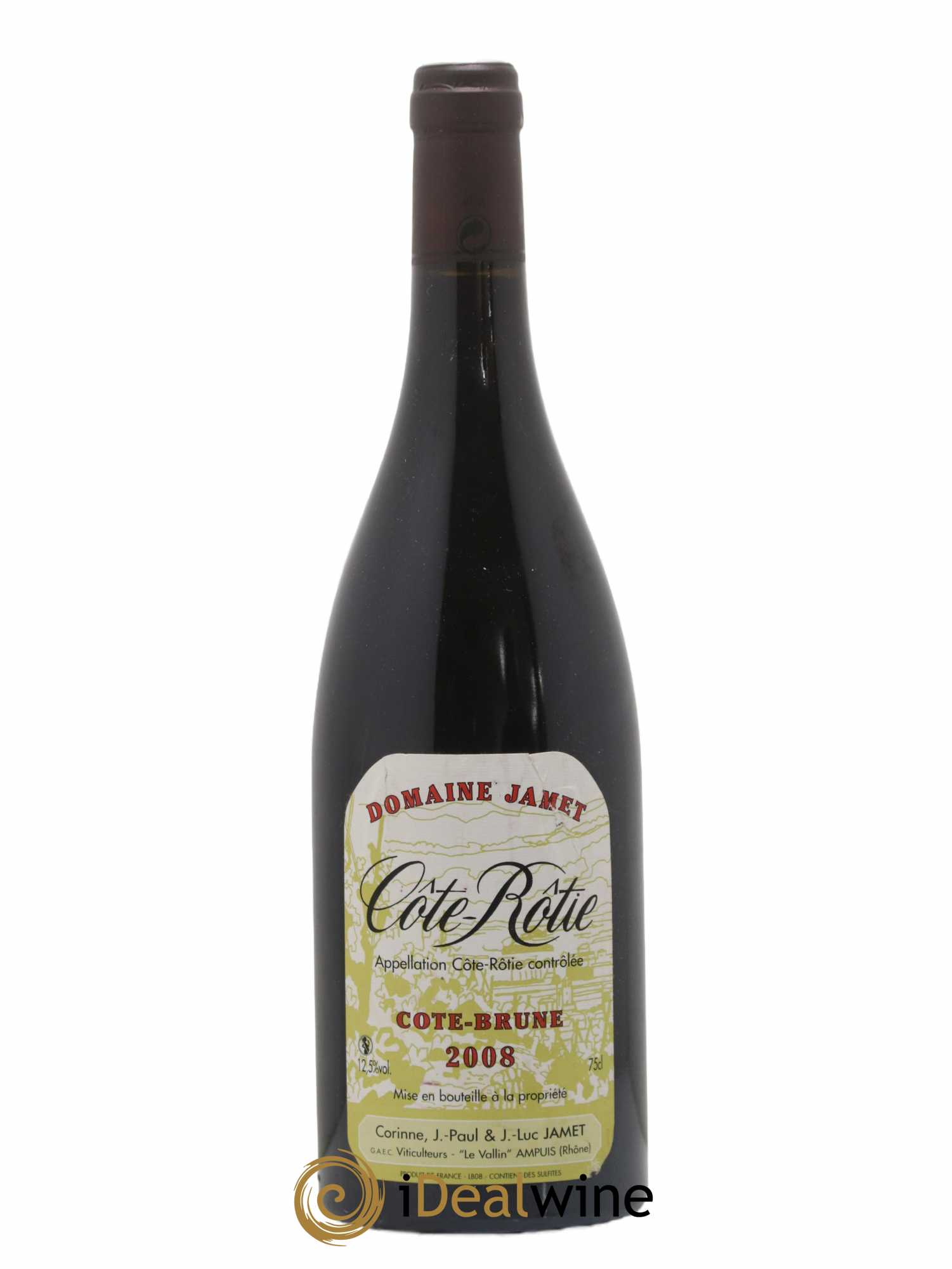 Côte-Rôtie Côte Brune Jamet (Domaine) 2008 - Lot de 1 bouteille - 0