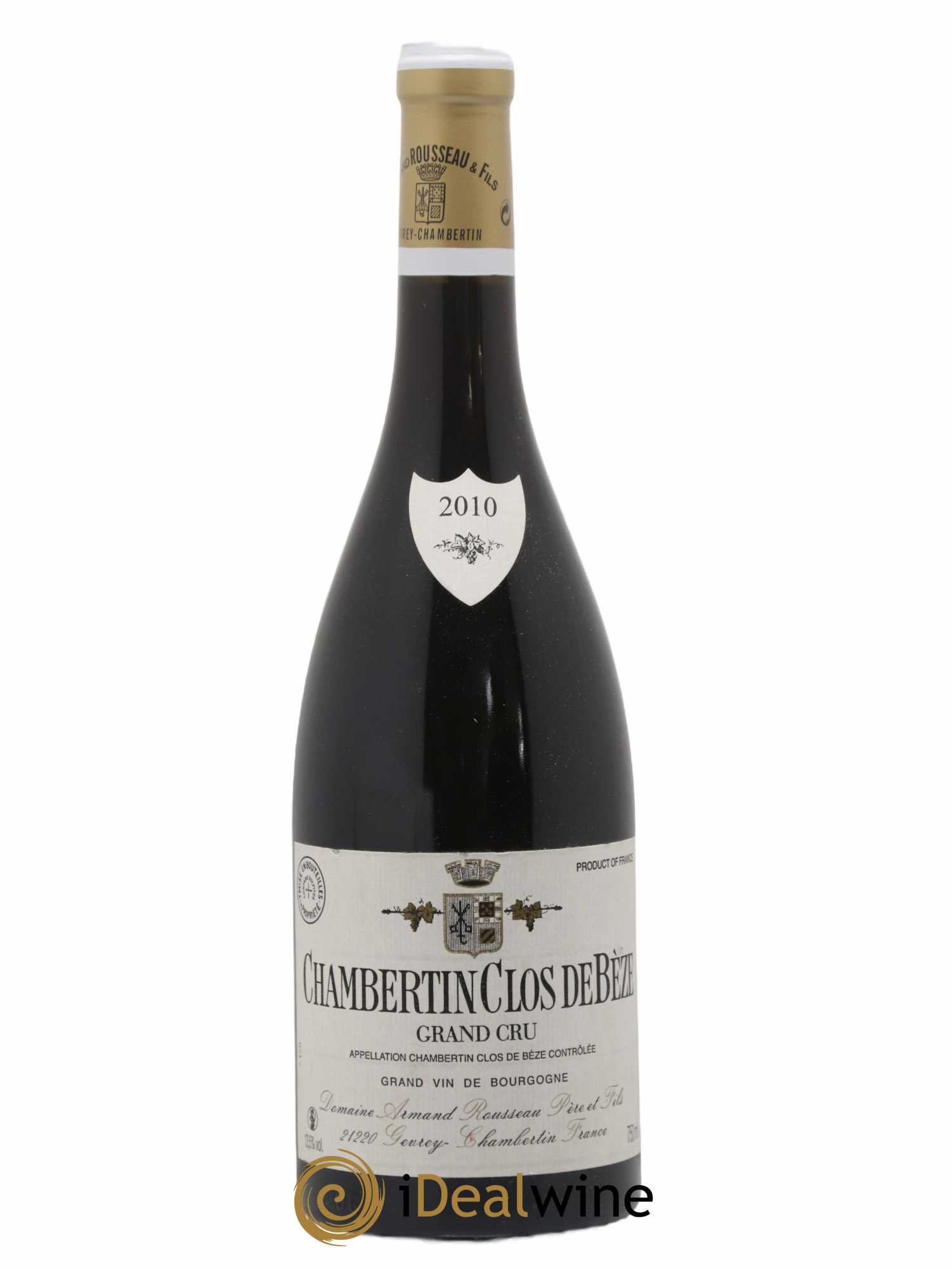 Chambertin Clos de Bèze Grand Cru Armand Rousseau (Domaine) 2010 - Lot de 1 bouteille - 0