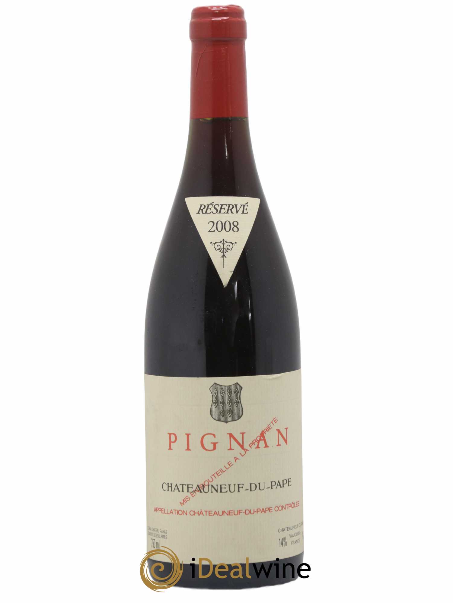 Châteauneuf-du-Pape Pignan Emmanuel Reynaud 2008 - Lot de 1 bouteille - 0