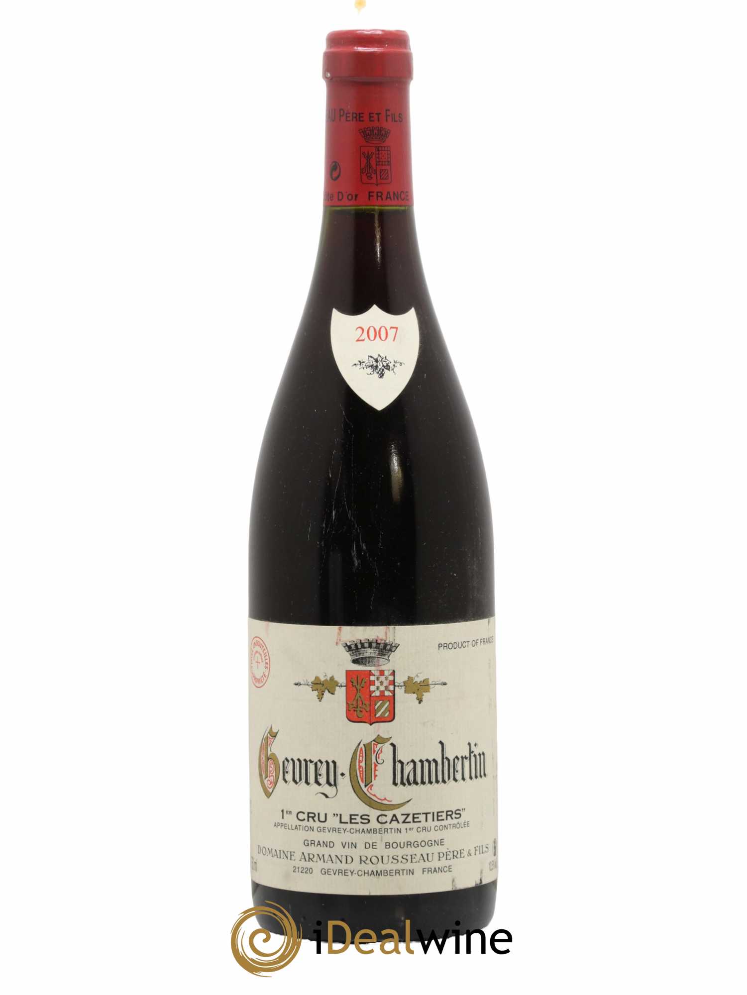 Gevrey-Chambertin 1er Cru Les Cazetiers Armand Rousseau (Domaine) 2007 - Lot de 1 bouteille - 0