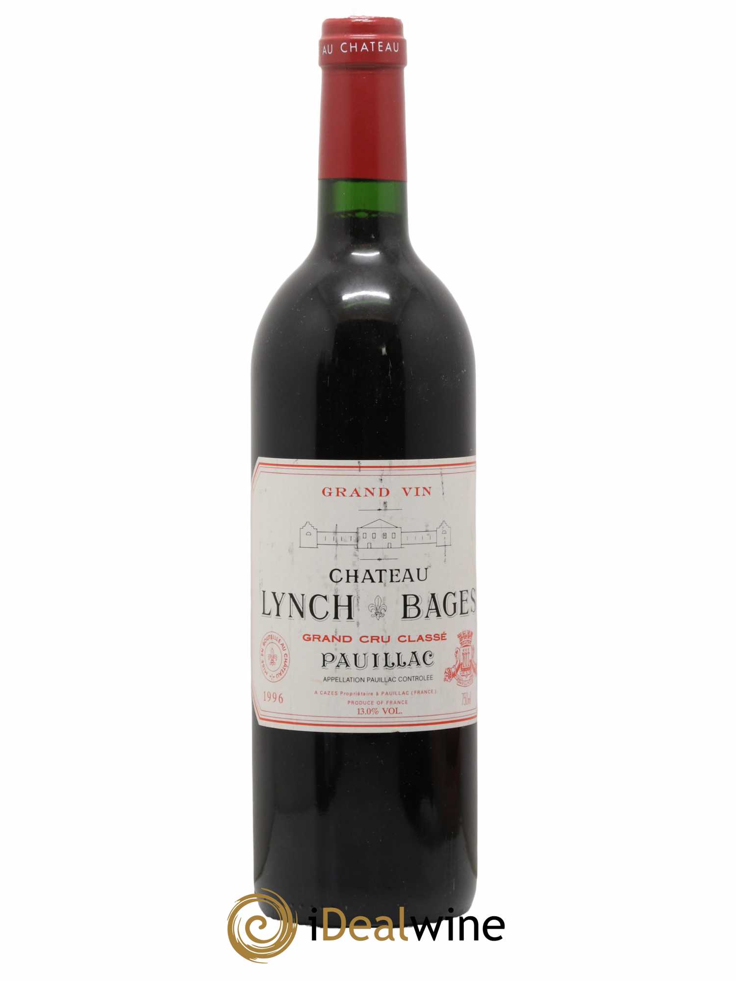 Château Lynch Bages 5ème Grand Cru Classé 1996 - Lot de 1 bouteille - 0