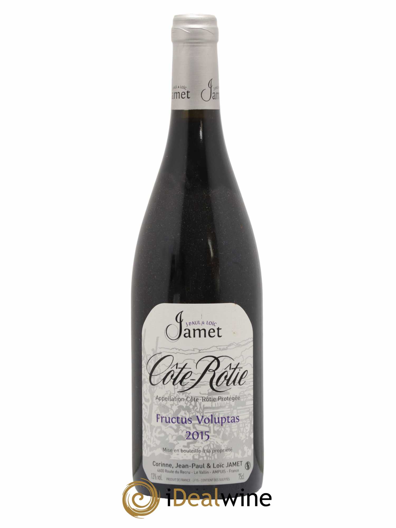 Côte-Rôtie Fructus Voluptas Jamet (Domaine) 2015 - Lot de 1 bouteille - 0