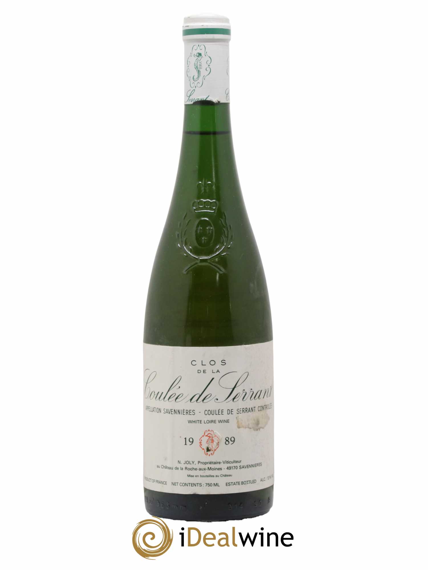 Savennières Clos de la Coulée de Serrant Vignobles de la Coulée de Serrant - Nicolas Joly 1989 - Lot de 1 bouteille - 0