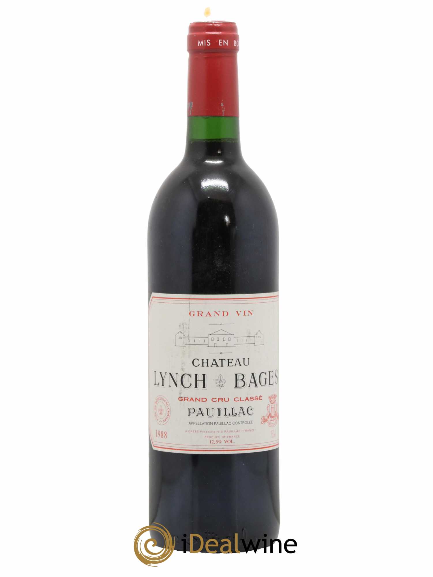Château Lynch Bages 5ème Grand Cru Classé 1988 - Lot de 1 bouteille - 0