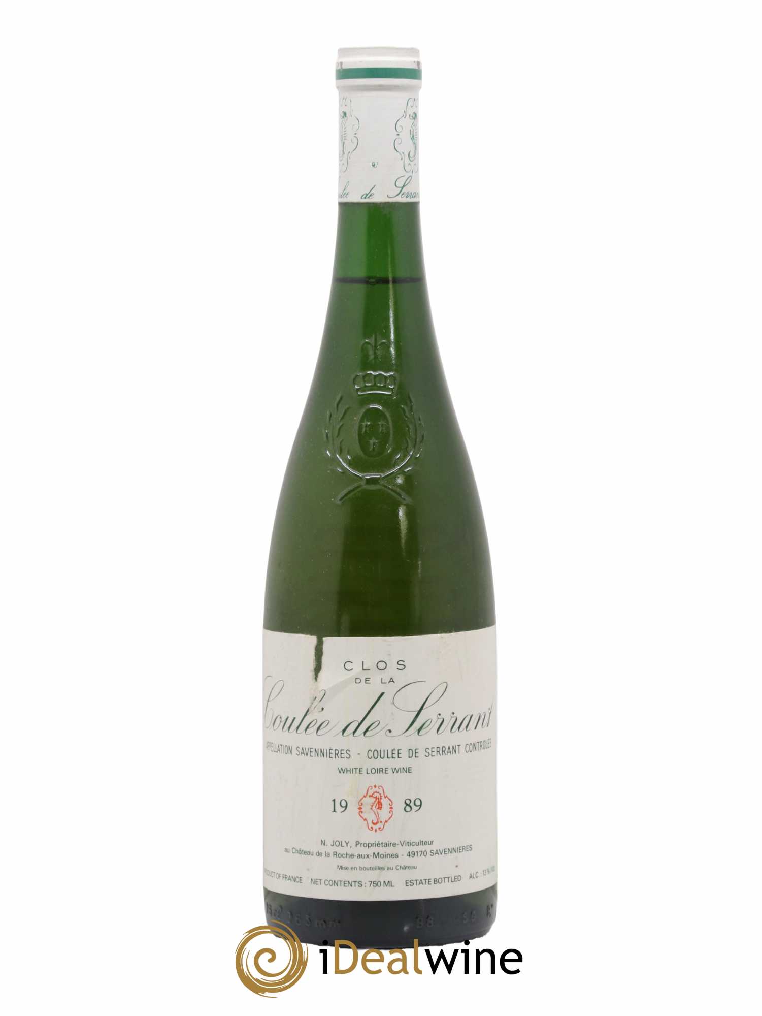 Savennières Clos de la Coulée de Serrant Vignobles de la Coulée de Serrant - Nicolas Joly 1989 - Lot de 1 bouteille - 0