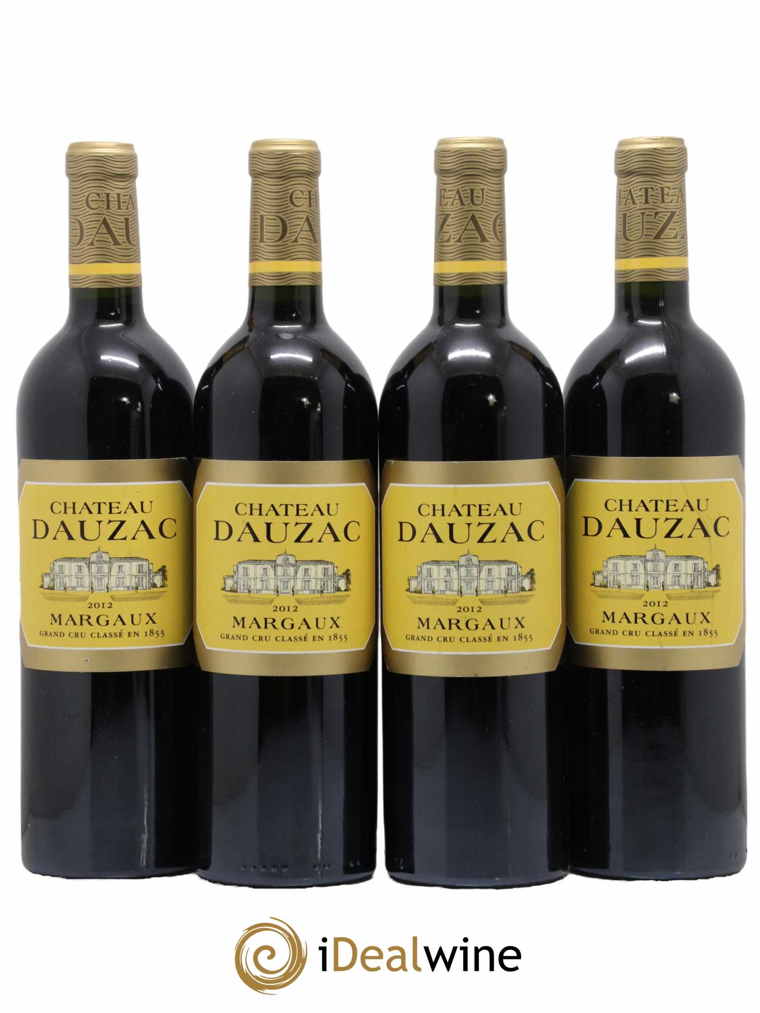 Château Dauzac 5ème Grand Cru Classé 2012 - Lot de 4 bouteilles - 0