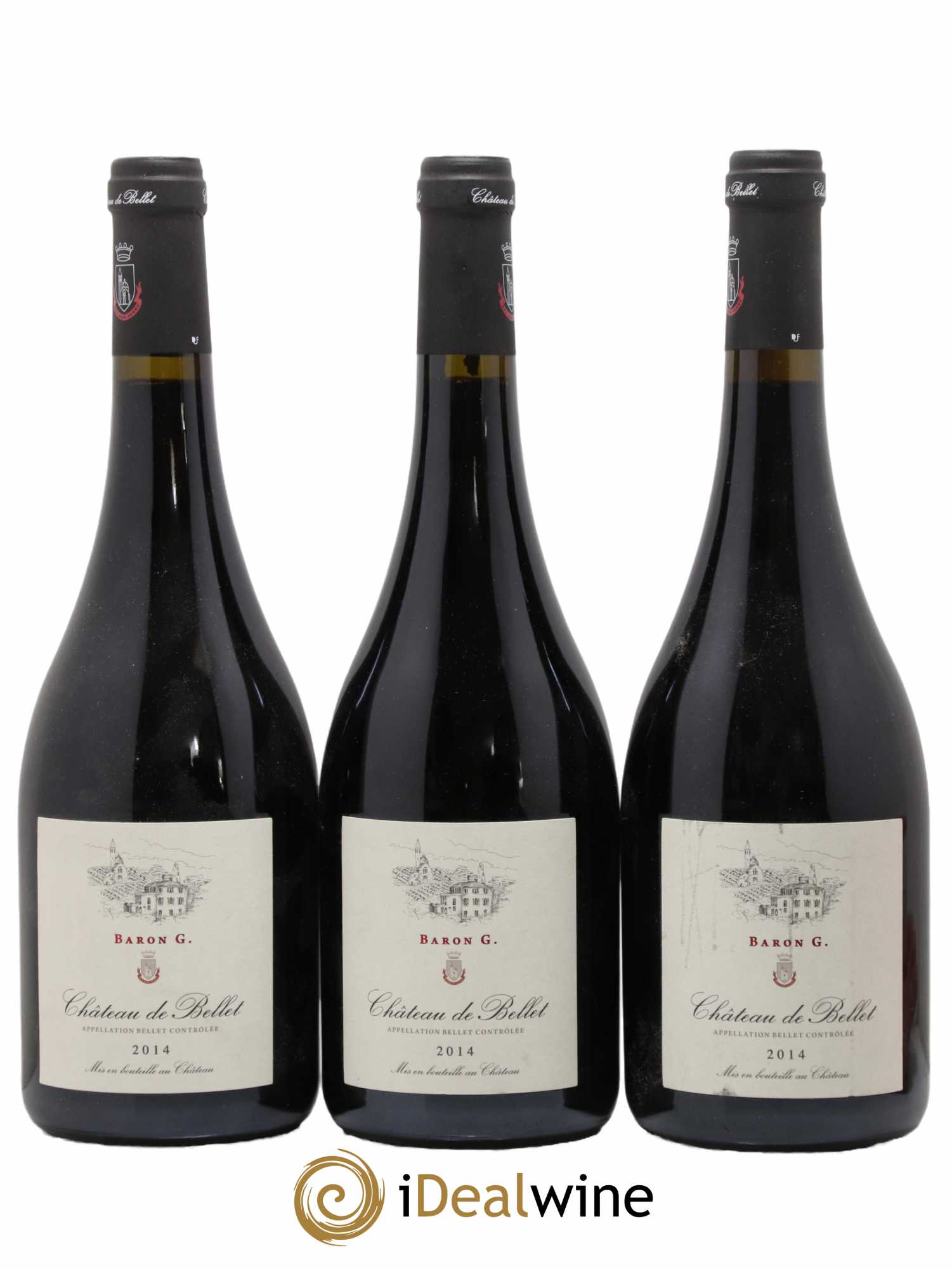 Bellet Château de Bellet Baron G 2014 - Lot de 3 bouteilles - 0