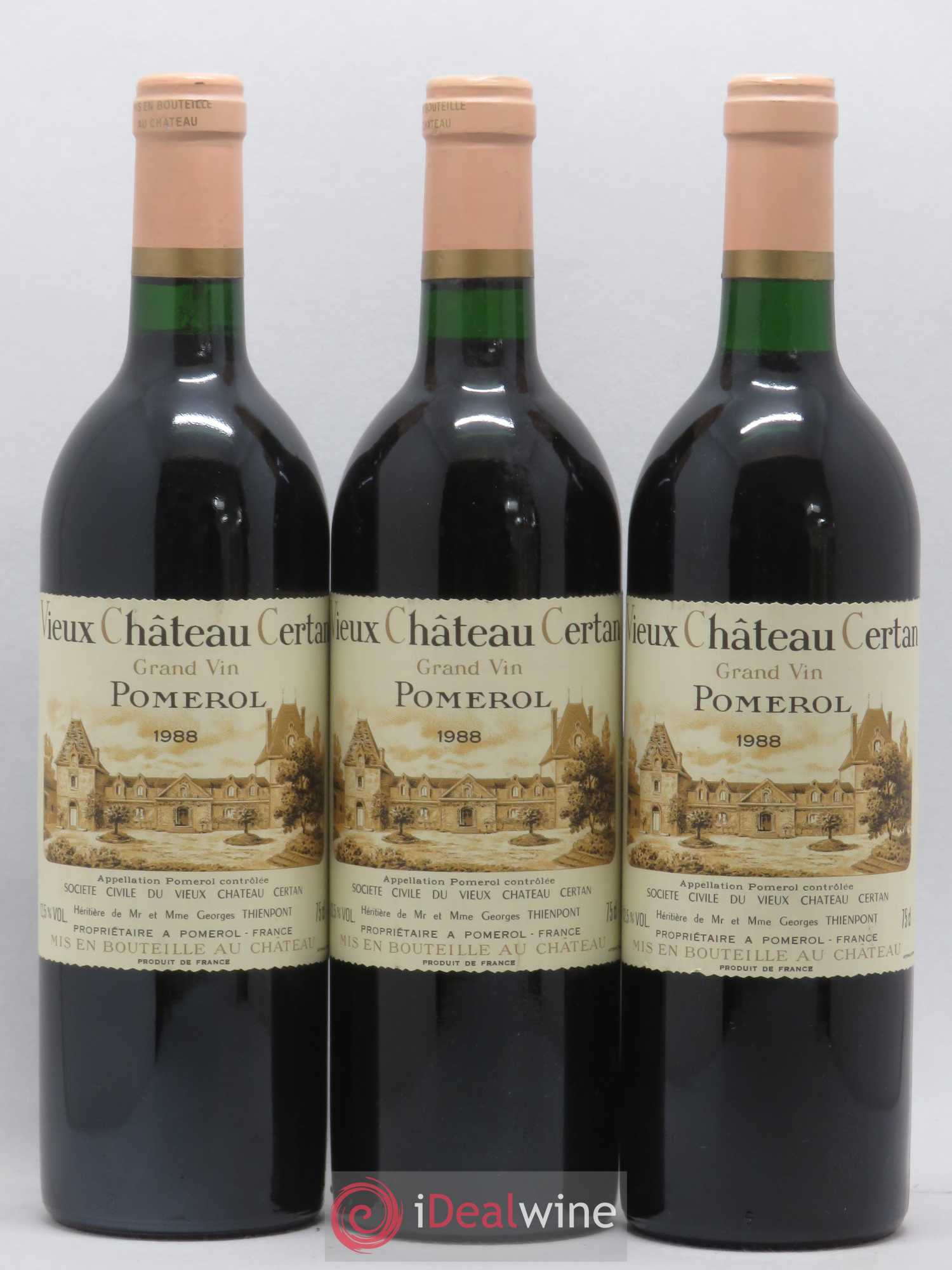 Vieux Château Certan 1988 - Lot de 6 bouteilles - 1