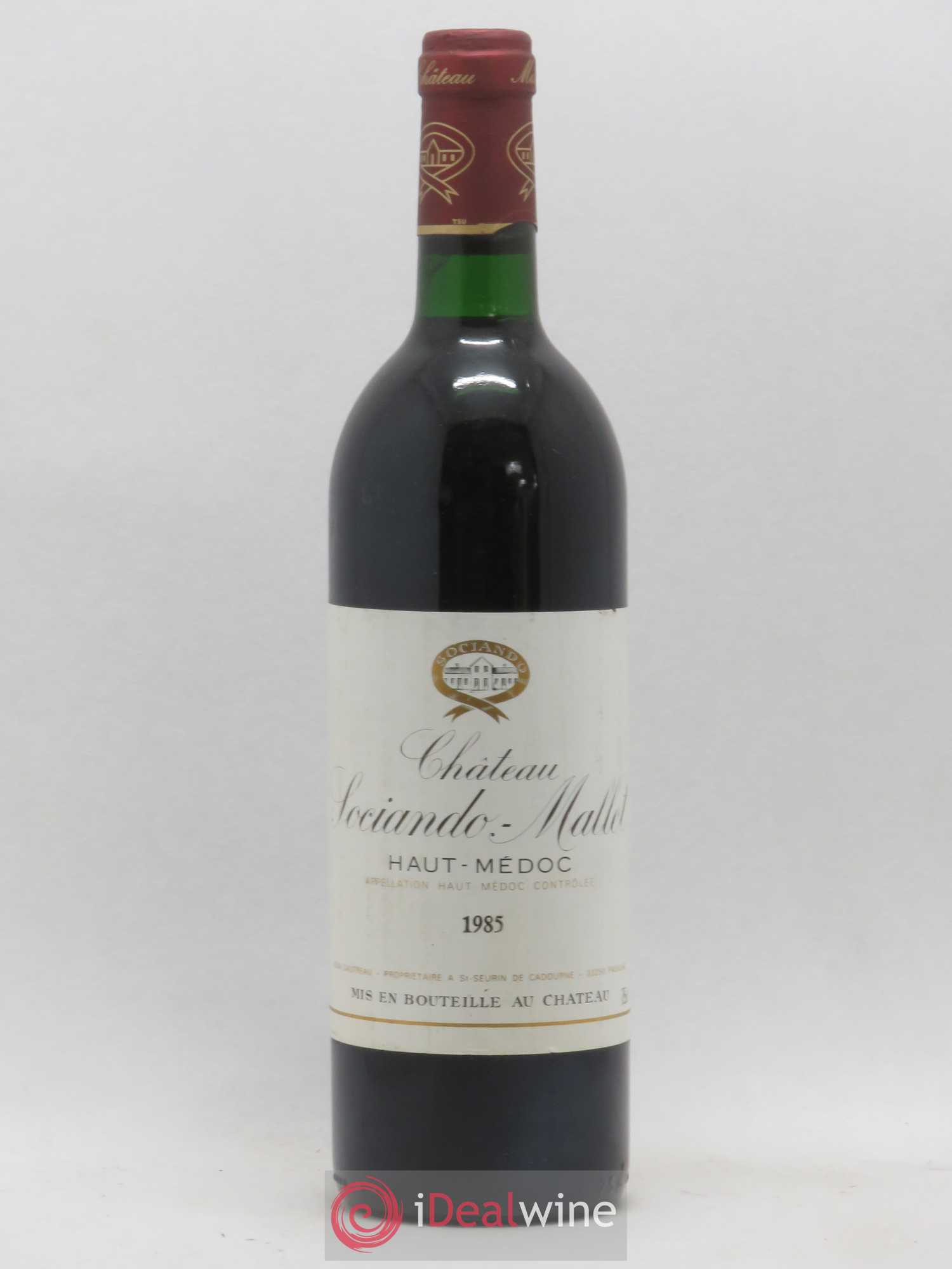 Château Sociando Mallet 1985 - Lot de 1 bouteille - 0