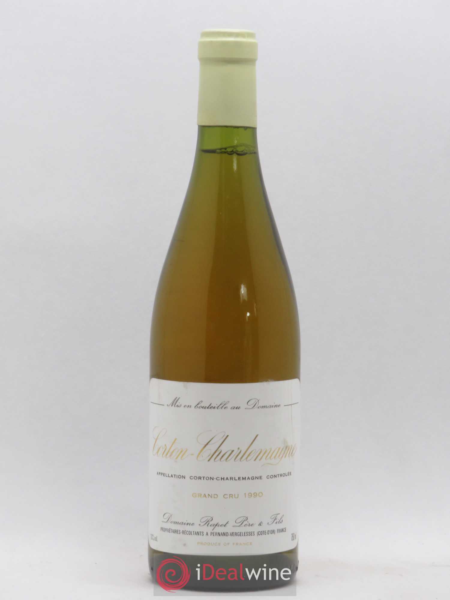 Corton-Charlemagne Grand Cru Rapet Père & Fils 1990 - Lot de 1 bouteille - 0
