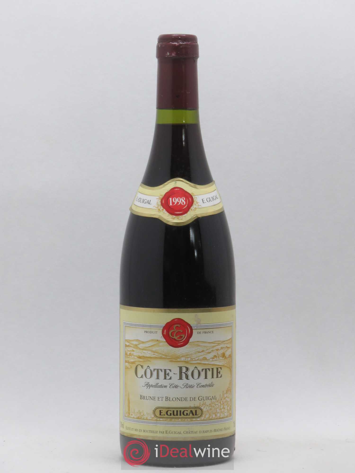 Côte-Rôtie Côtes Brune et Blonde Guigal 1998 - Lot de 1 bouteille - 0