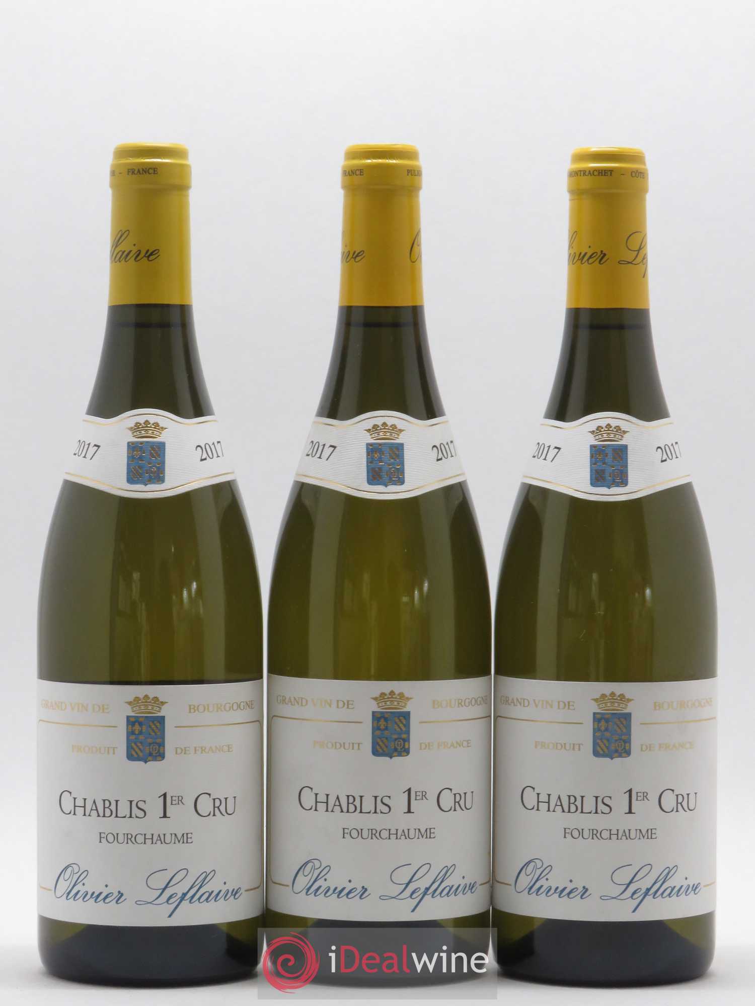 Chablis 1er Cru Fourchaume Olivier Leflaive 2017 - Posten von 3 Flaschen - 0