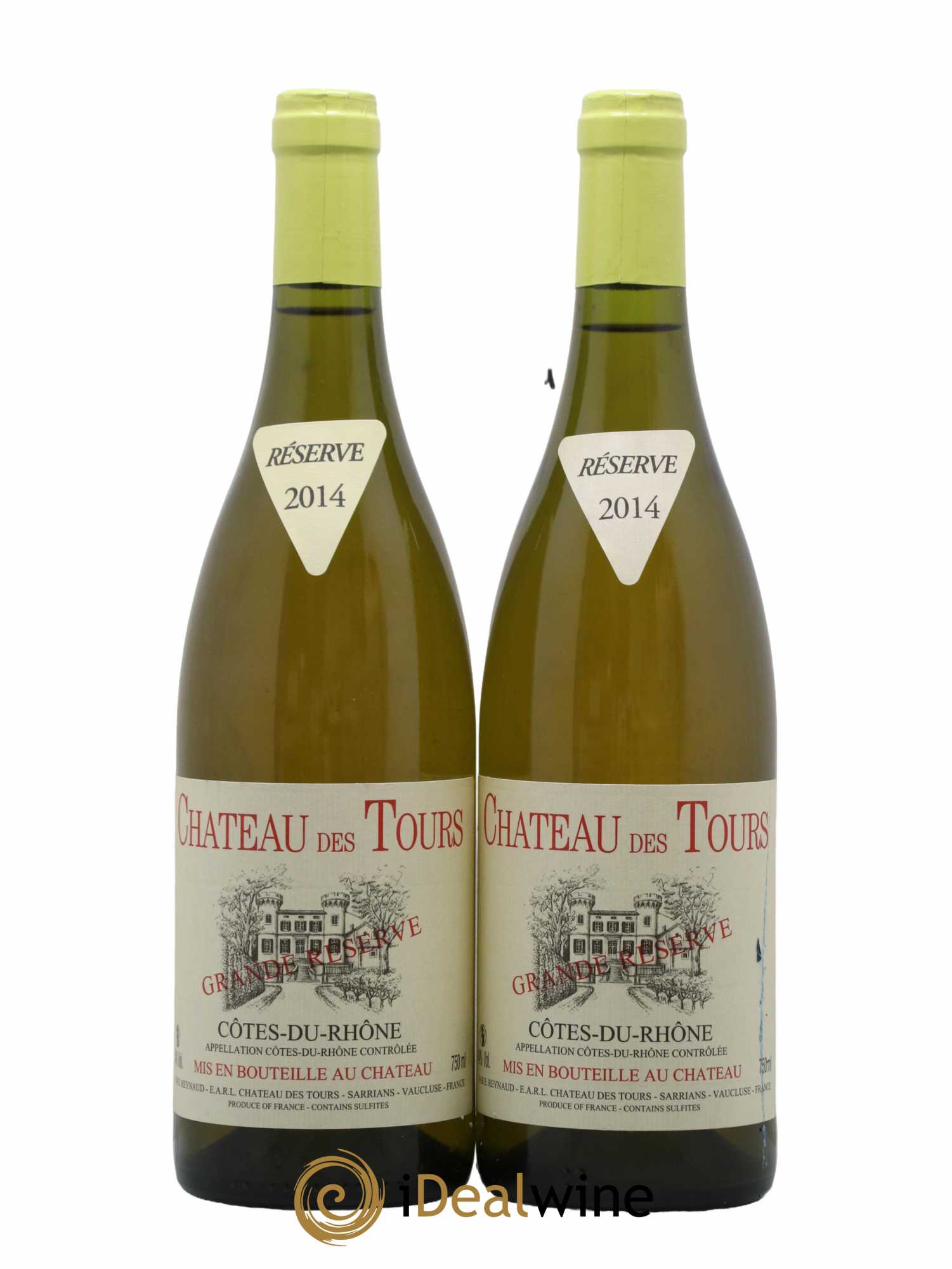 Côtes-du-Rhône Château des Tours Grande Réserve Emmanuel Reynaud 2014 - Lotto di 2 bottiglie - 0