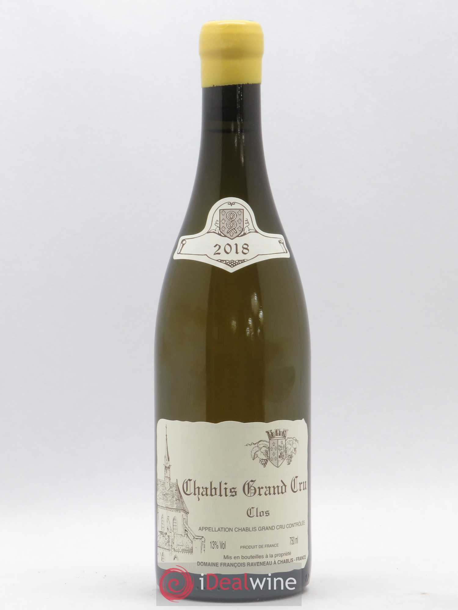 Chablis Grand Cru Clos Raveneau (Domaine) 2018 - Posten von 1 Flasche - 0