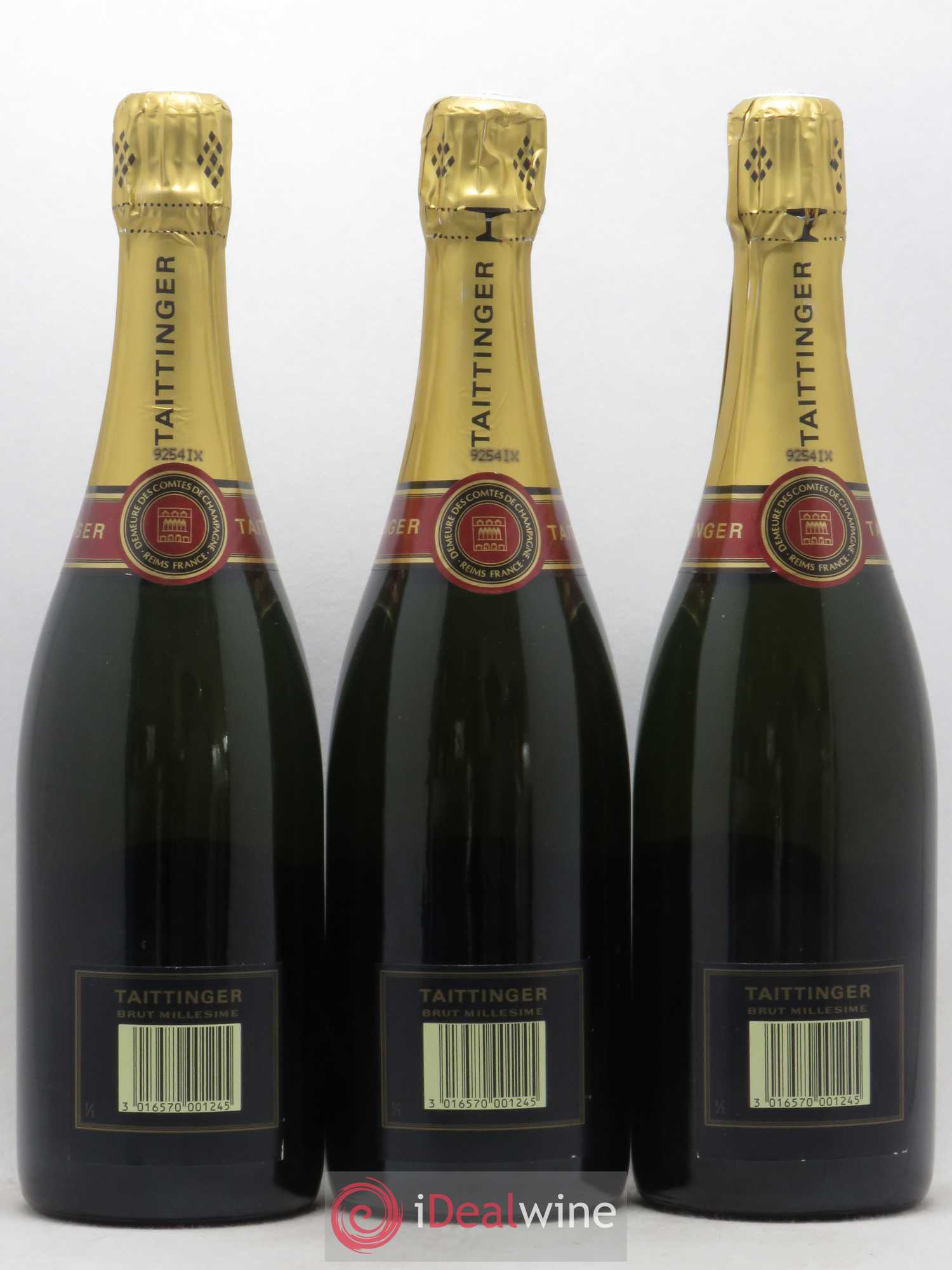 Brut Réserve Taittinger 1983 - Lot de 3 bouteilles - 1