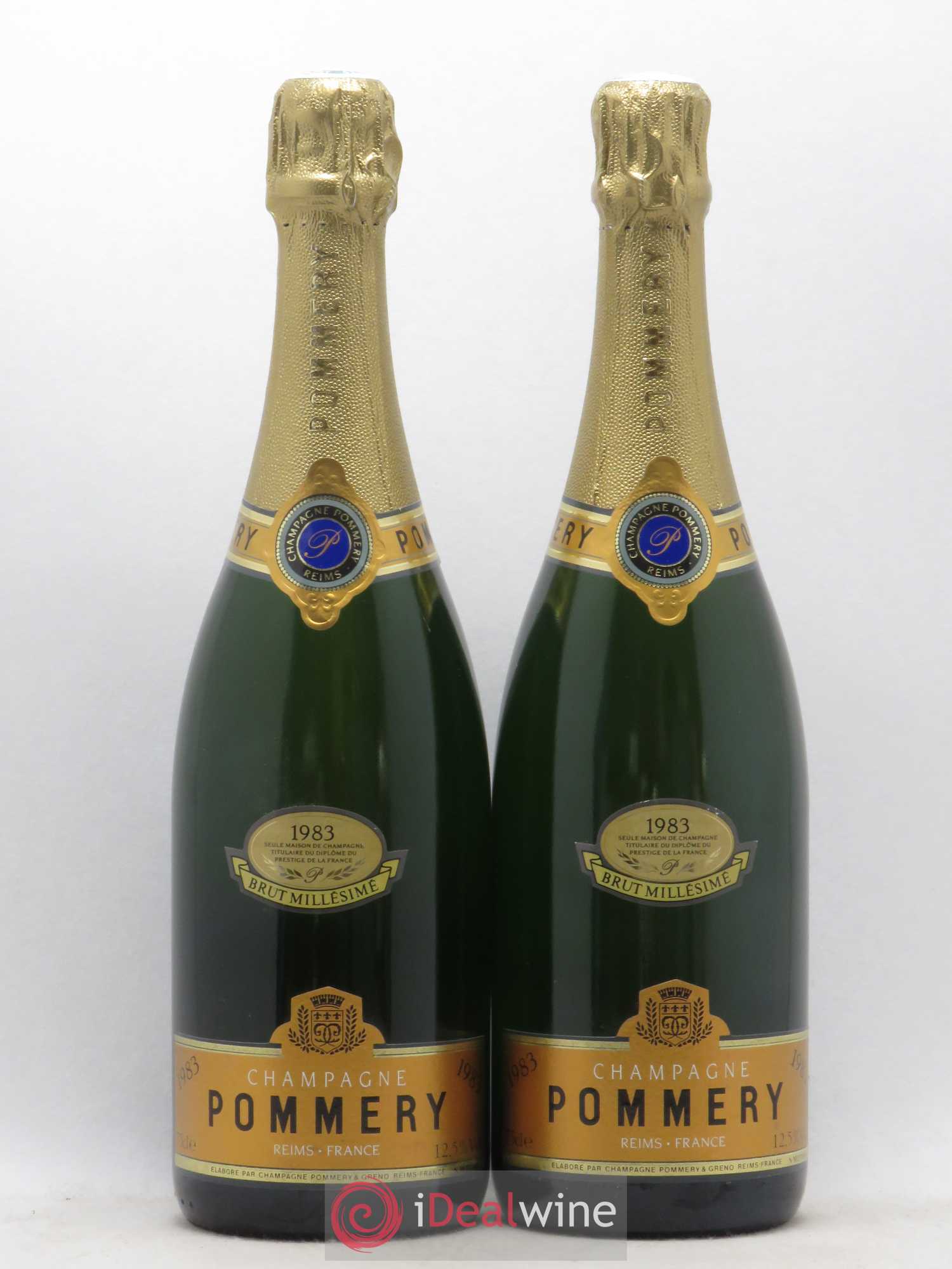 Brut Pommery 1983 - Lot de 2 bouteilles - 0