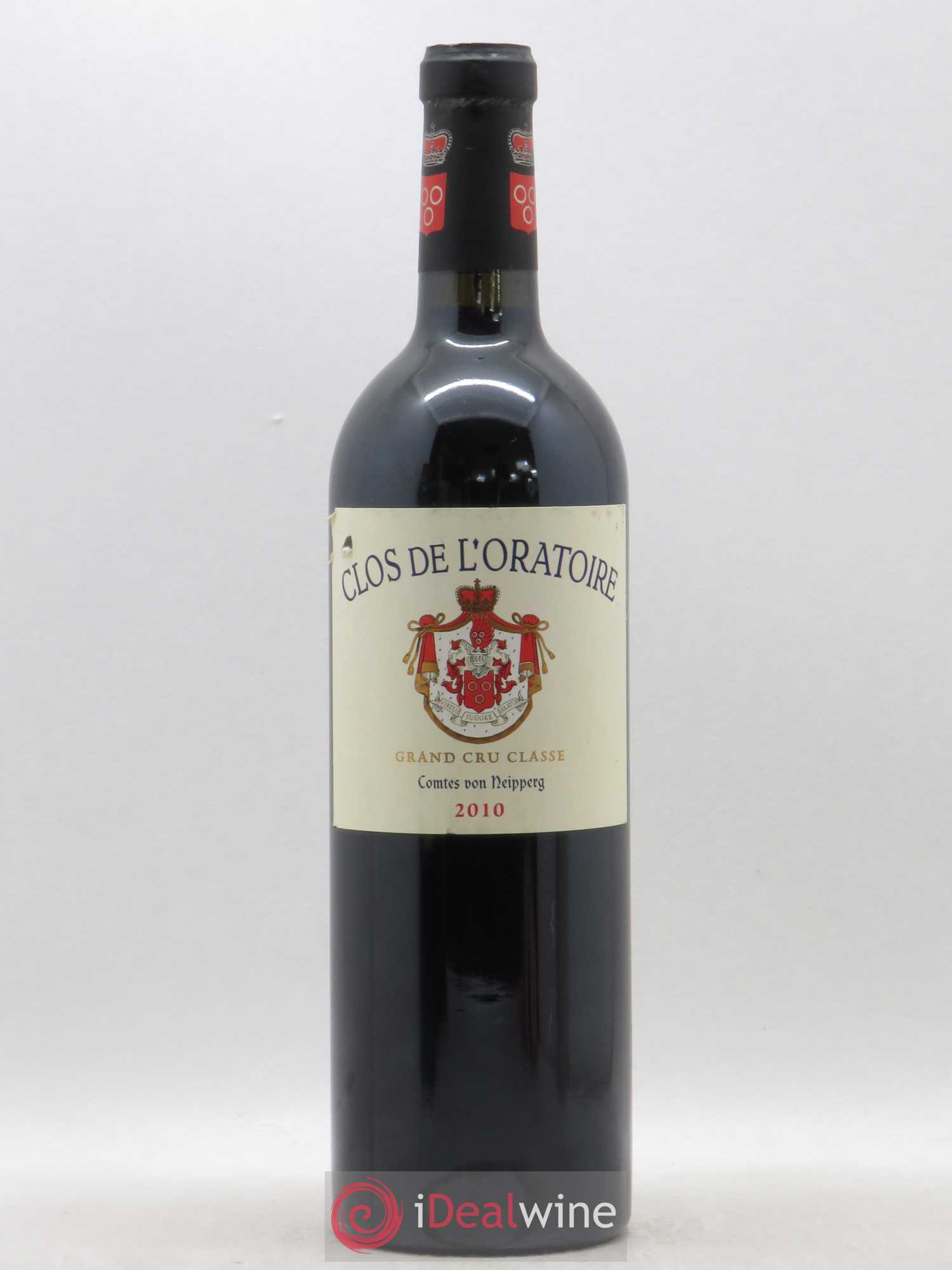 Clos de l'Oratoire Grand Cru Classé 2010 - Lot de 1 bouteille - 0